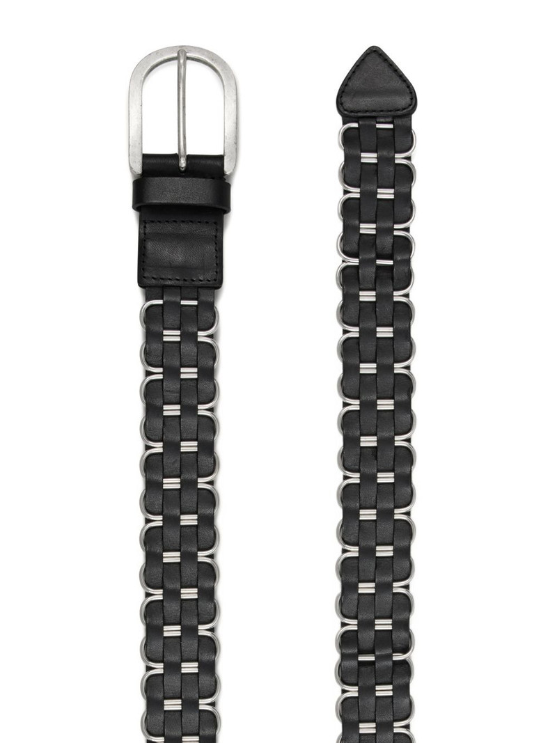 Beck woven-design buckle belt 3