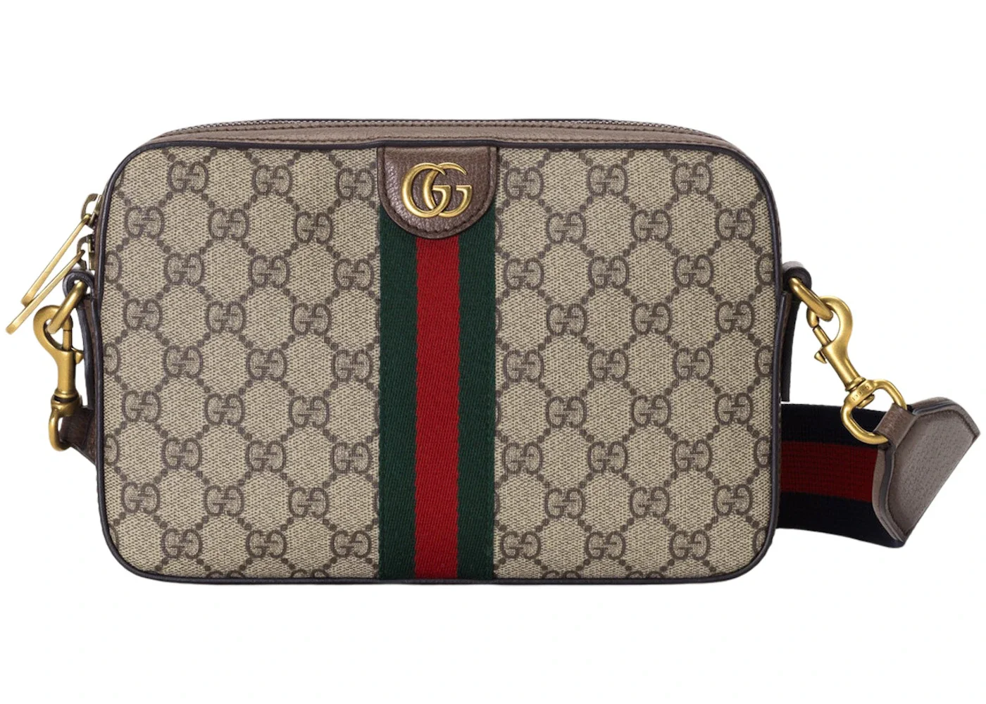 Gucci Ophidia GG Shoulder Bag GG Supreme Canvas Beige/Ebony/Green/Red - 1