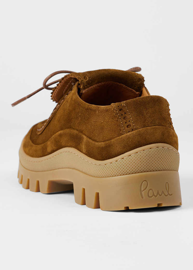 Women's Olive Suede 'Monda' Shoes 5