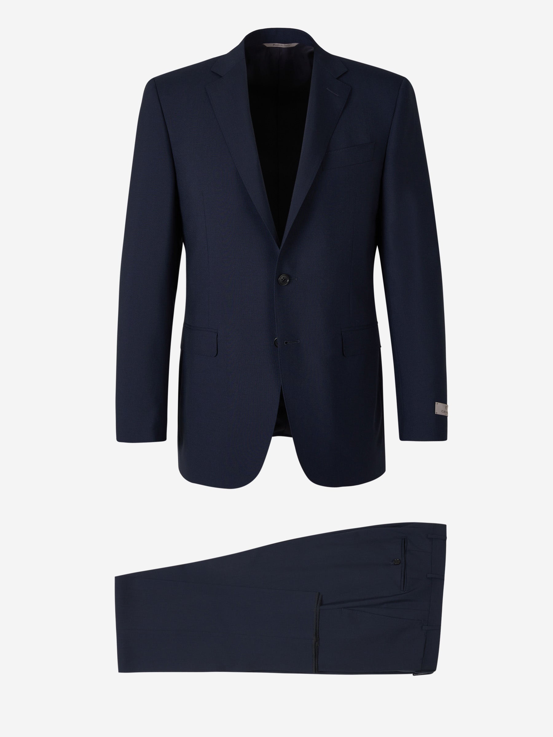 PLAIN WOOL SUIT - 1