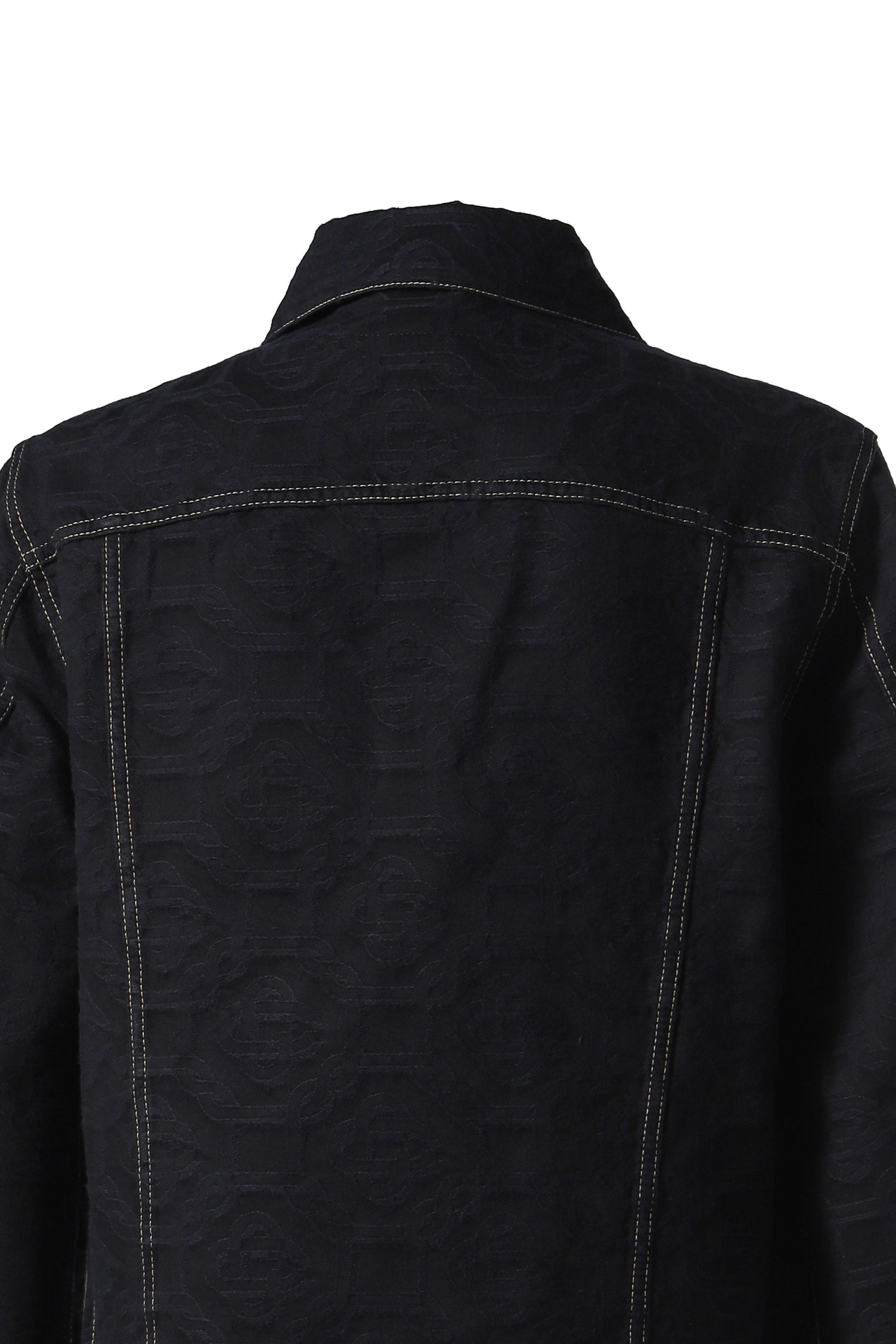 JACQUARD DENIM JACKET / BLK MONOGRAM - 5