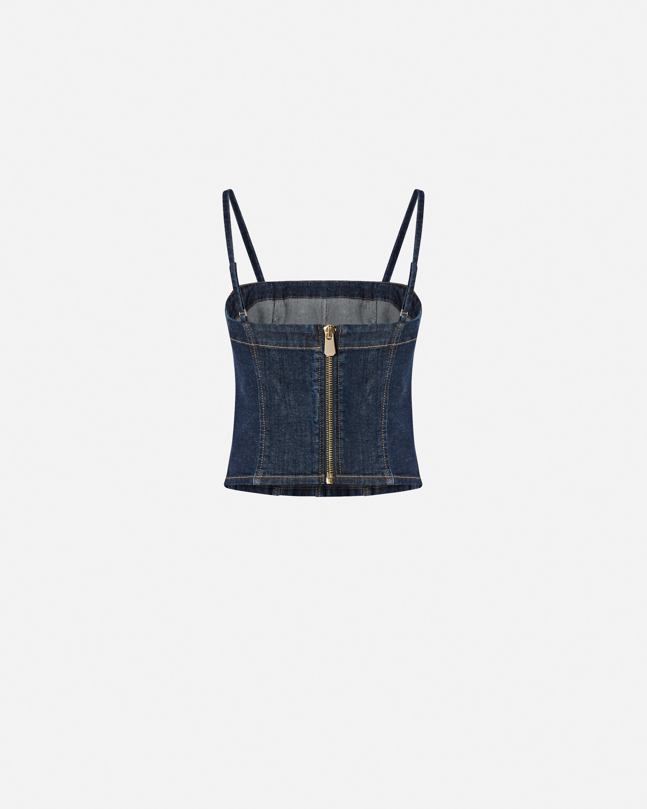 COMFORT DENIM BUSTIER TOP - 6