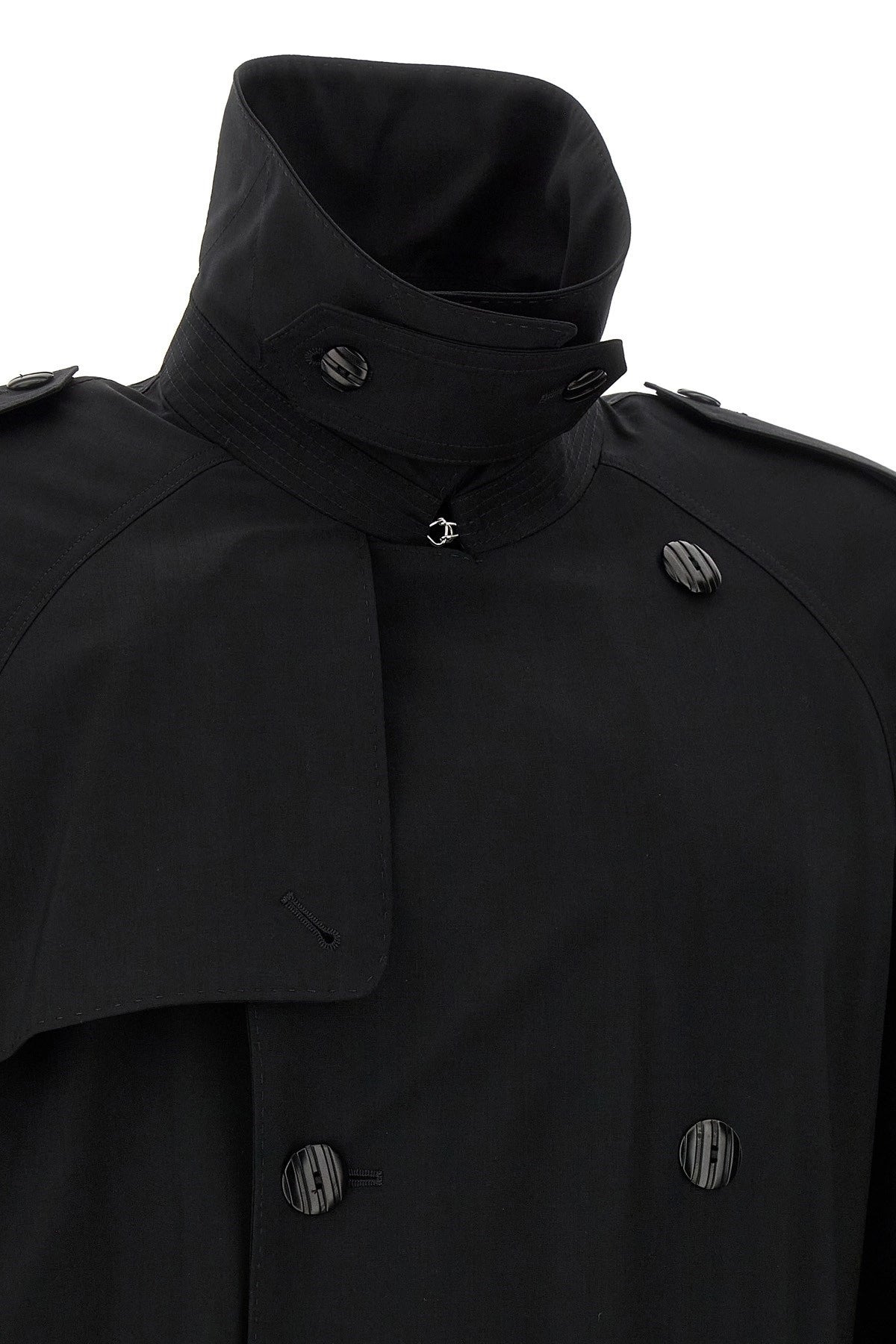 Fendi Men Wool Trench Coat - 6