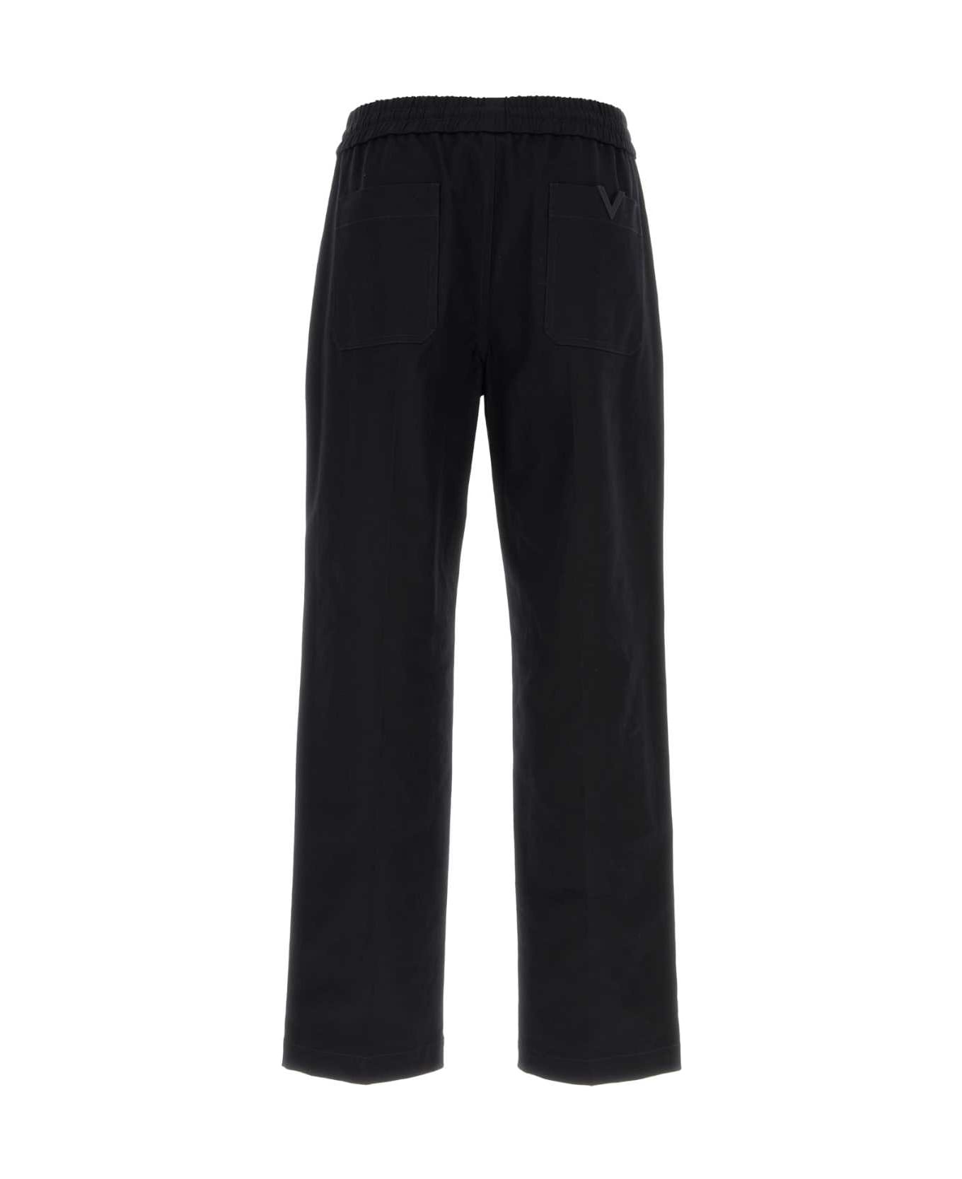 Midnight Blue Stretch Cotton Pant - 2