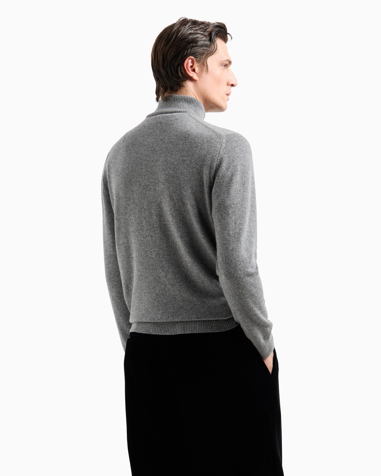 CASHMERE MOCK-NECK JUMPER - 3