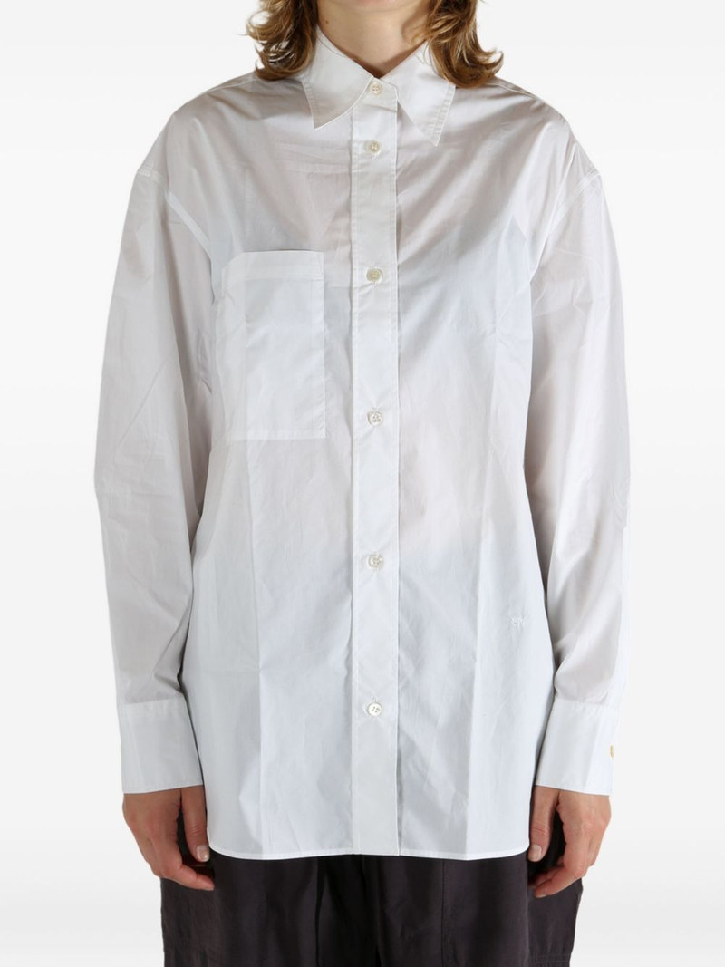 Studio Nicholson Leto patch-pocket long-sleeve shirt outlook