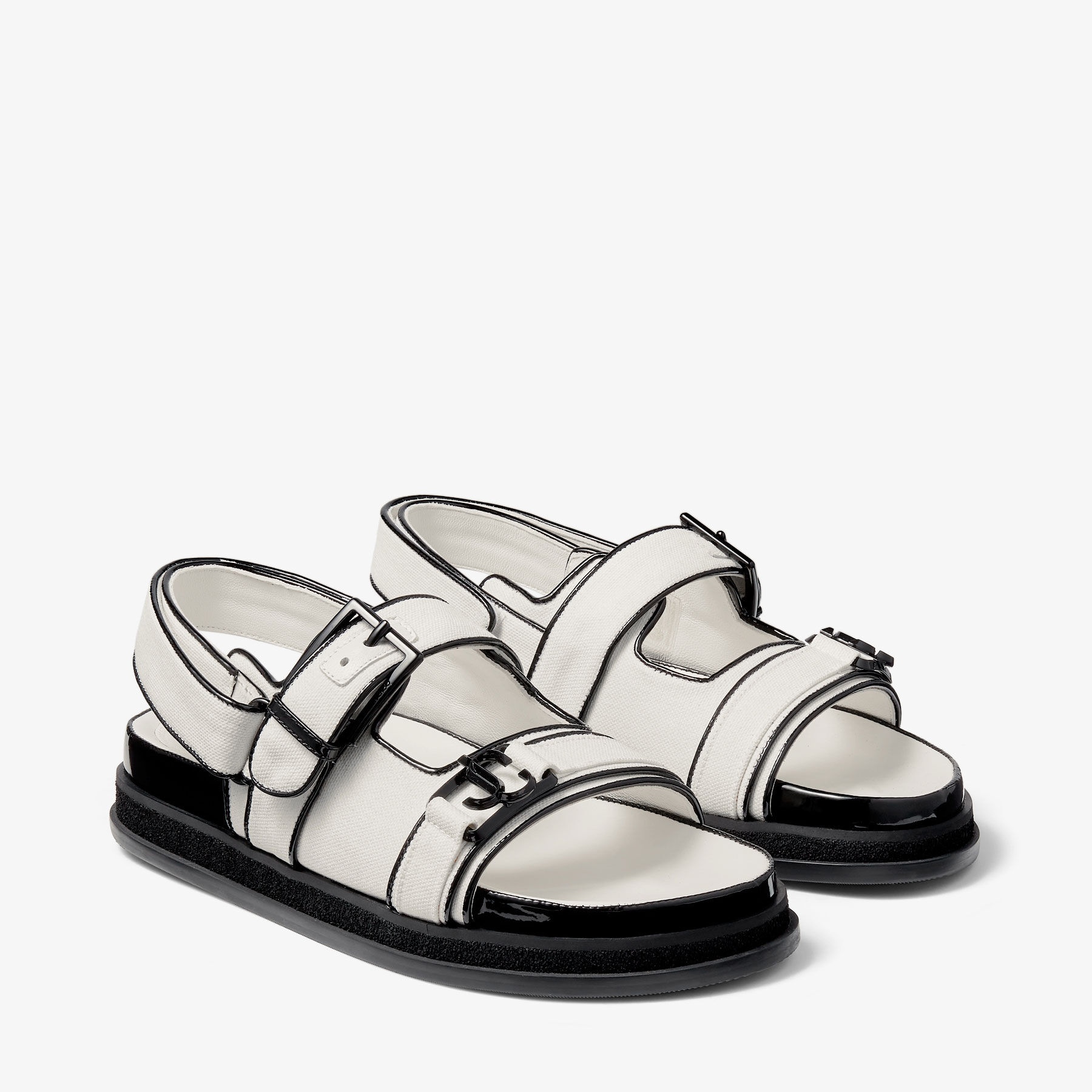 Elyn Flat
Latte Linen Flat Sandals - 2