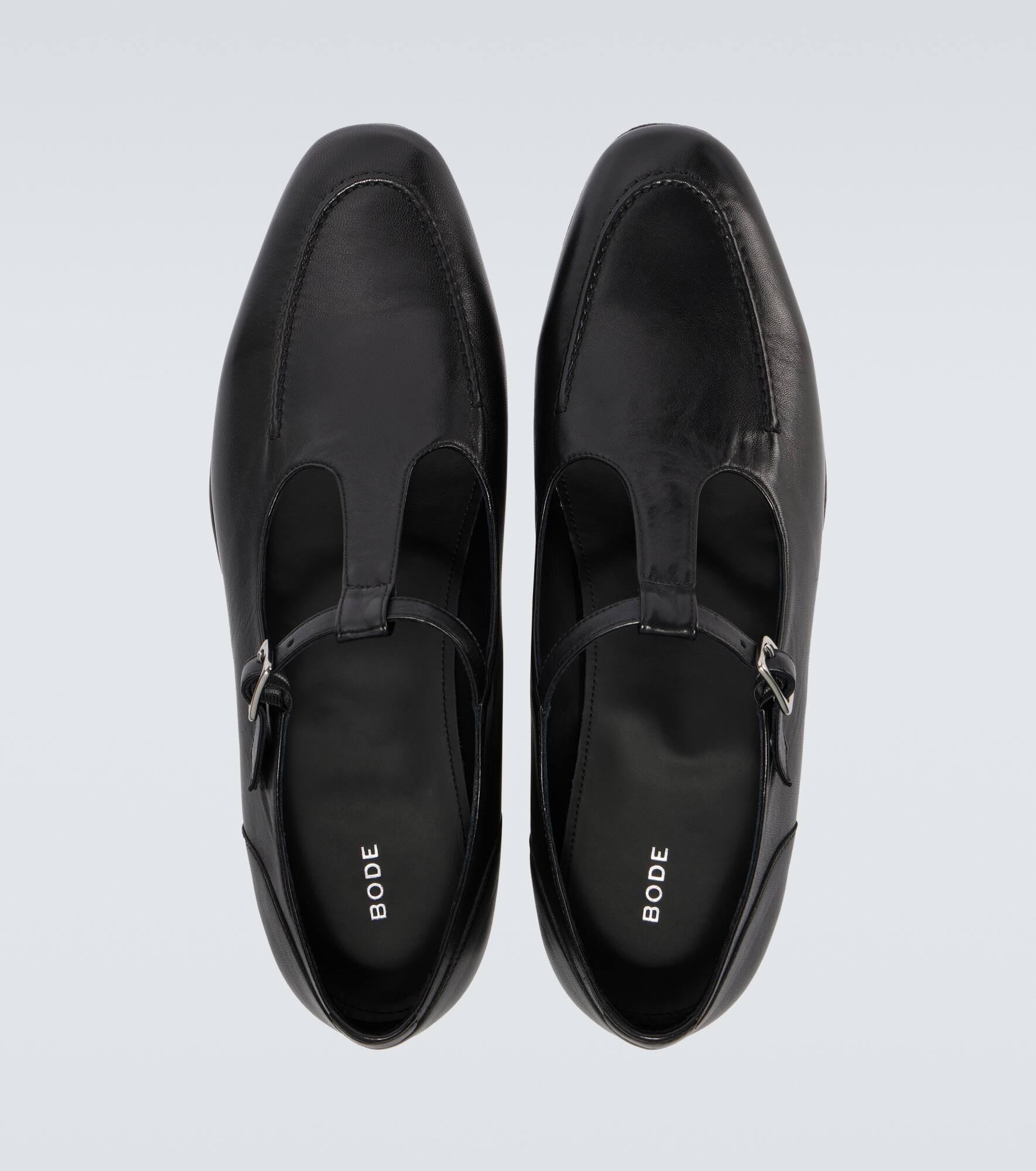 School leather loafers - 4