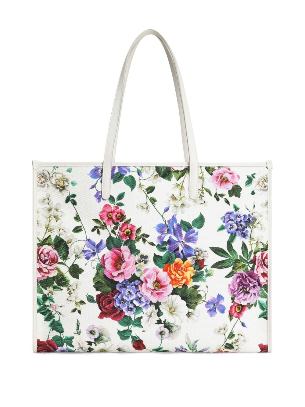 large floral-print shoulder bag - 3