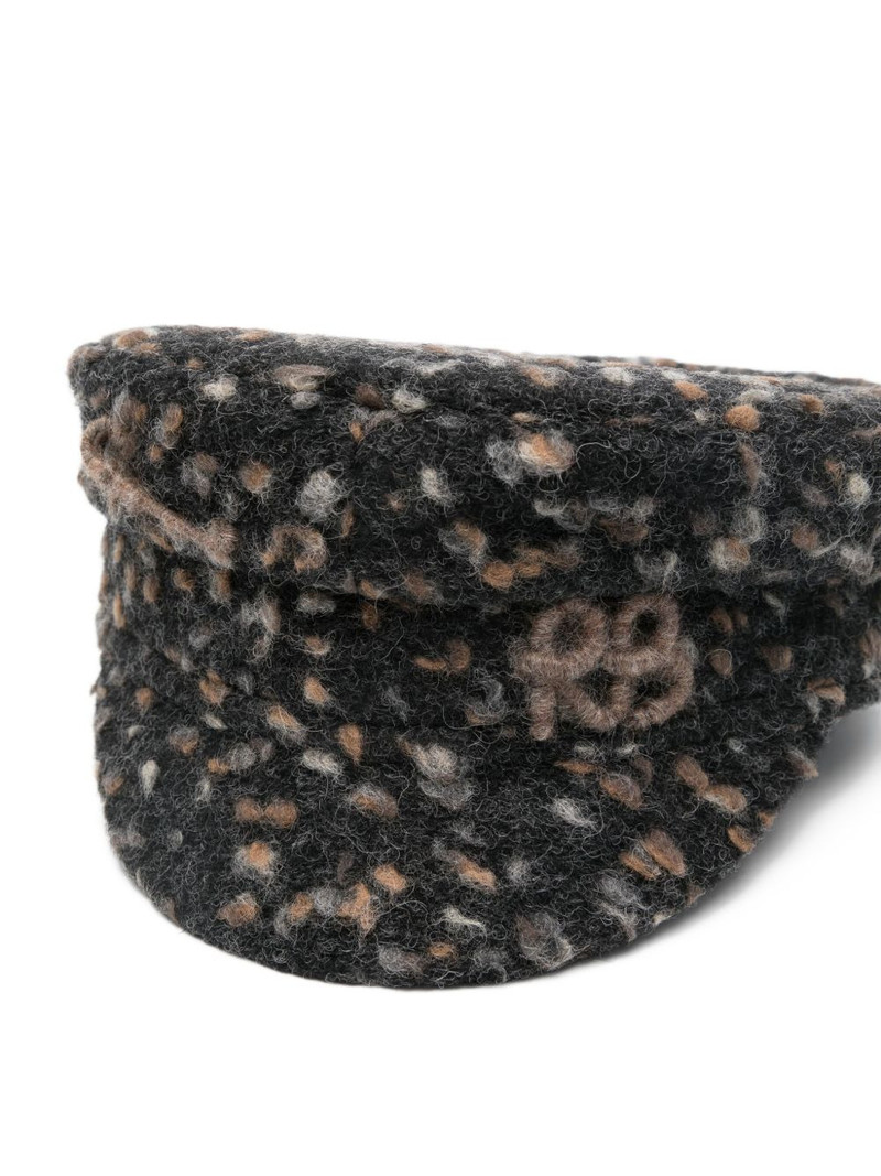 RUSLAN BAGINSKIY speckled wool cap outlook