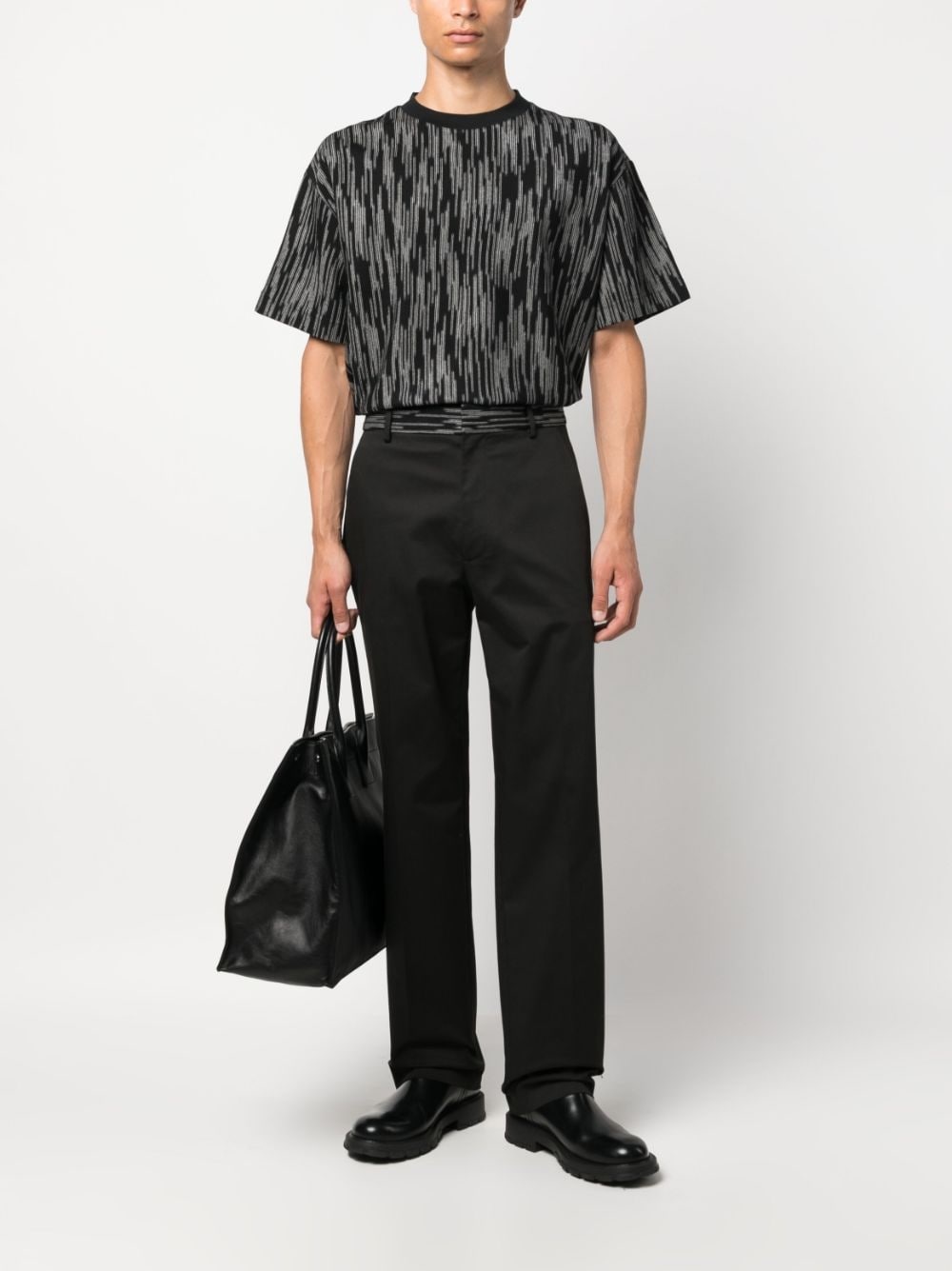crew-neck striped T-shirt - 2