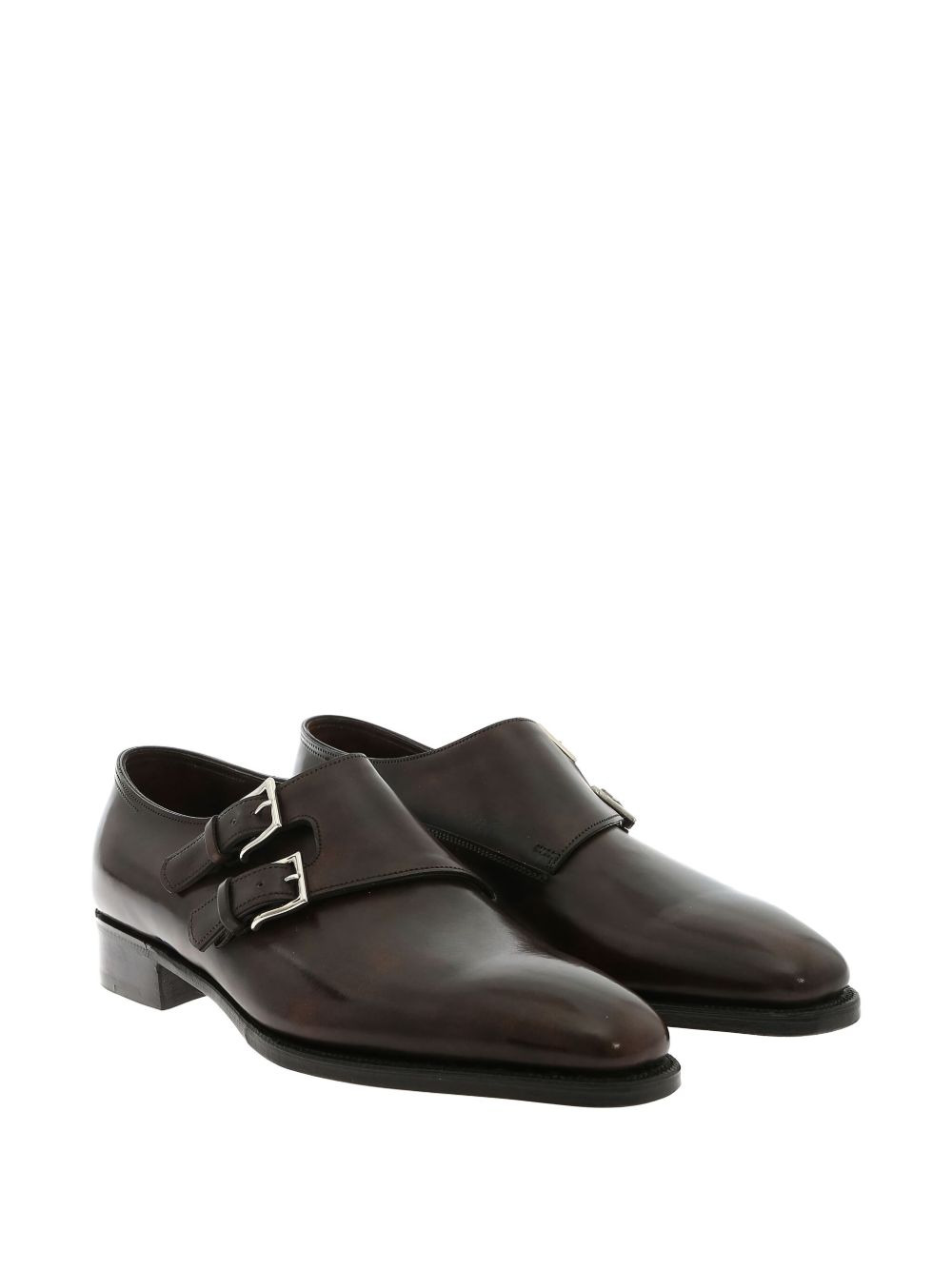 double-buckle monk shoes - 2