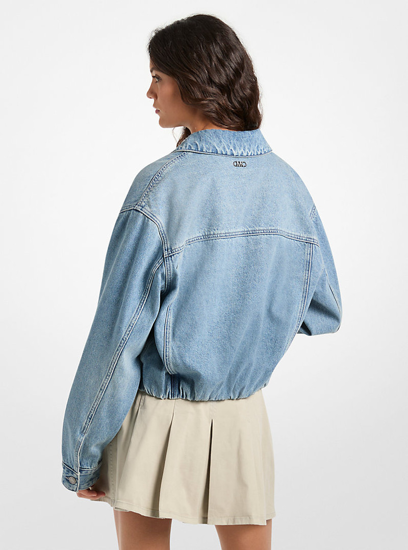 MICHAEL KORS Denim Bomber Jacket outlook