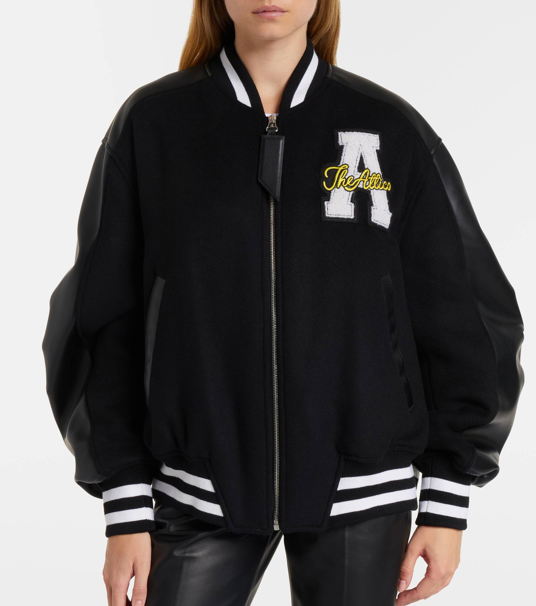 Wool-blend fleece blouson - 6