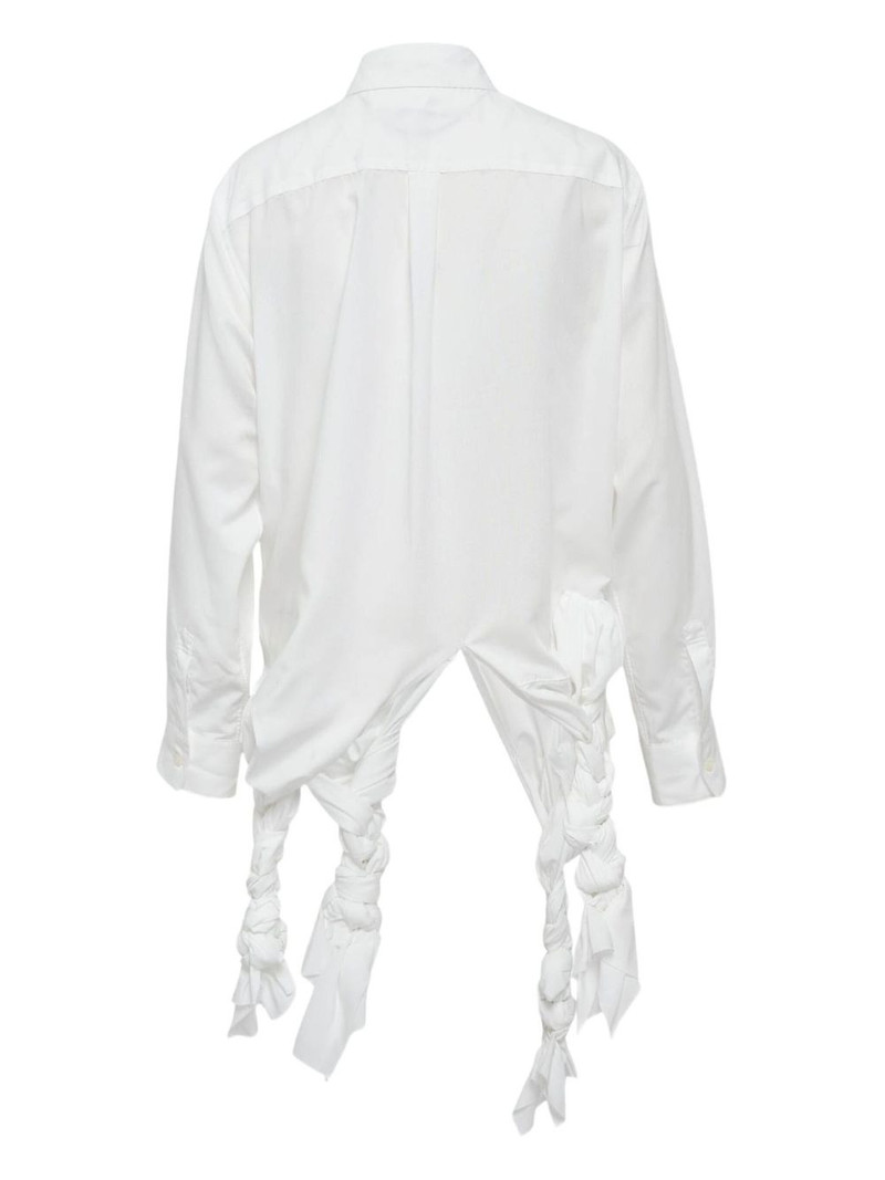 Comme Des Garçons braided-detail shirt outlook