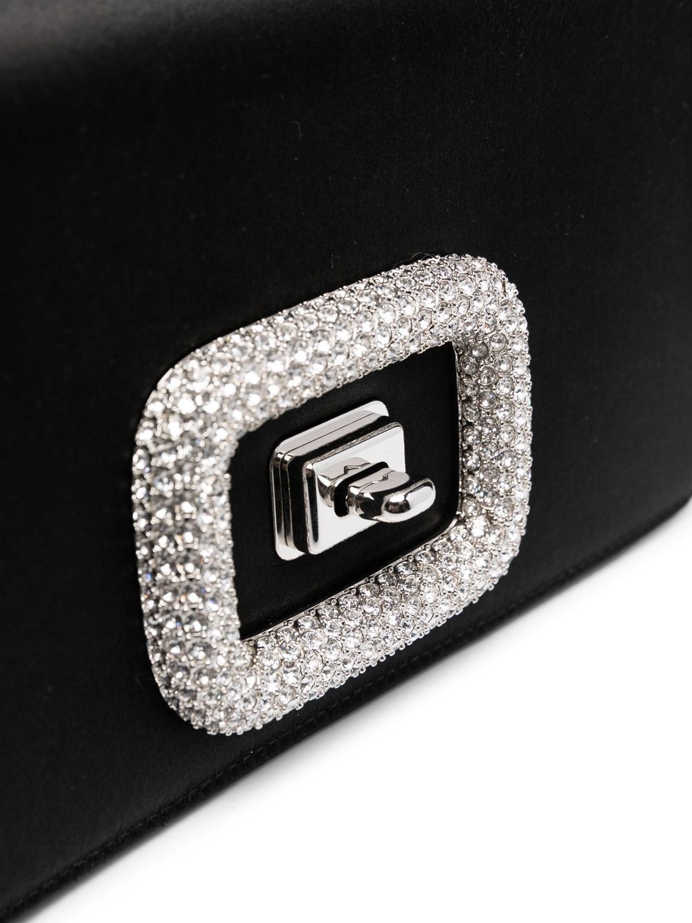 crystal-embellished clutch bag - 4