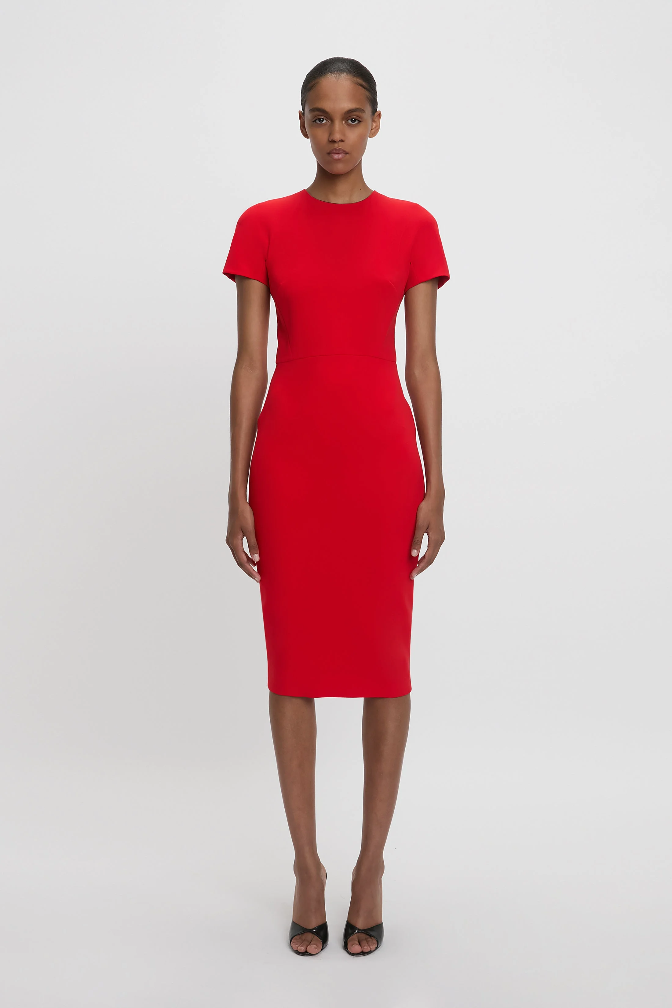 victoria beckham fitted t shirt dress Sleeveless Fitted T-Shirt Dress main image 1
