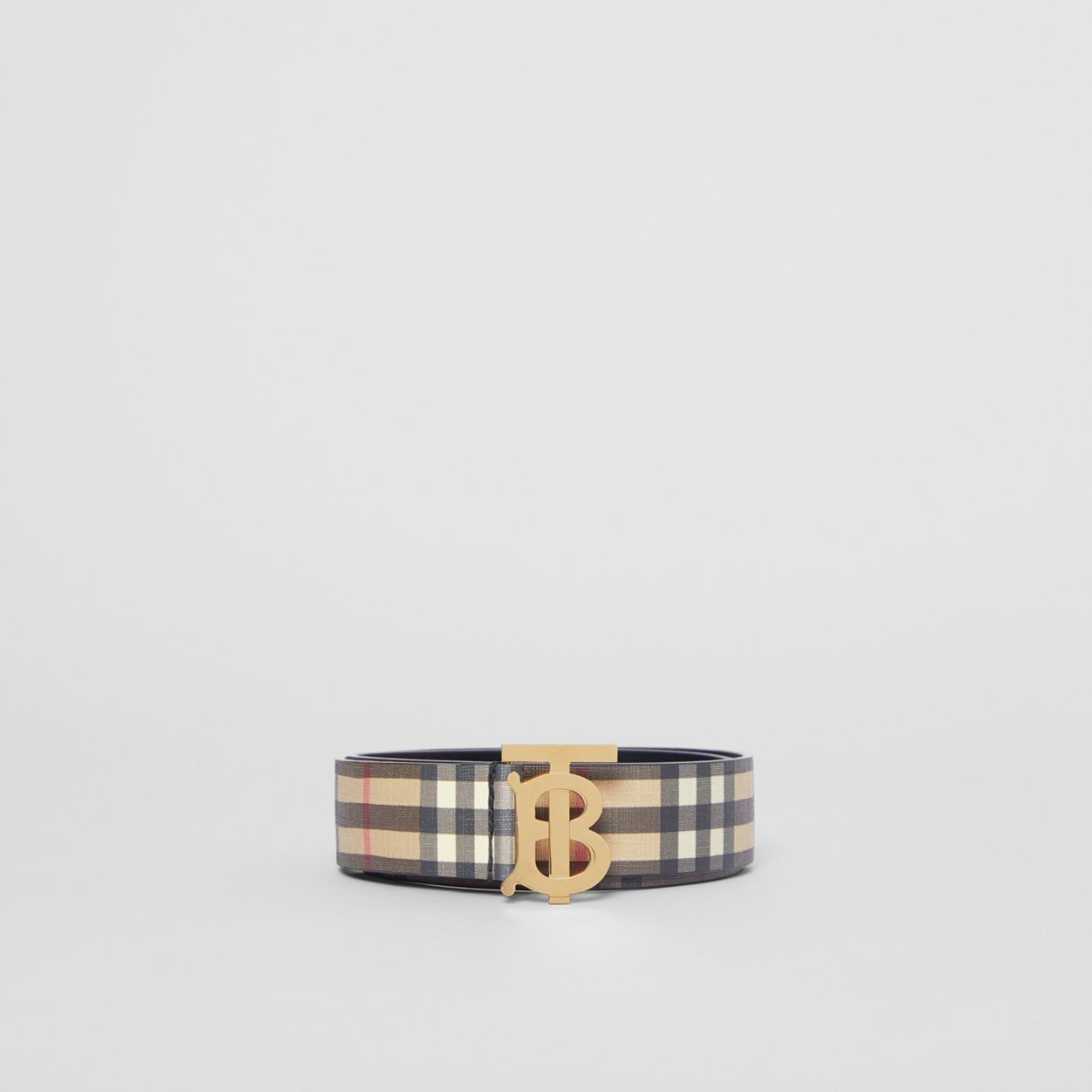 Monogram Motif Vintage Check E-canvas Belt - 4