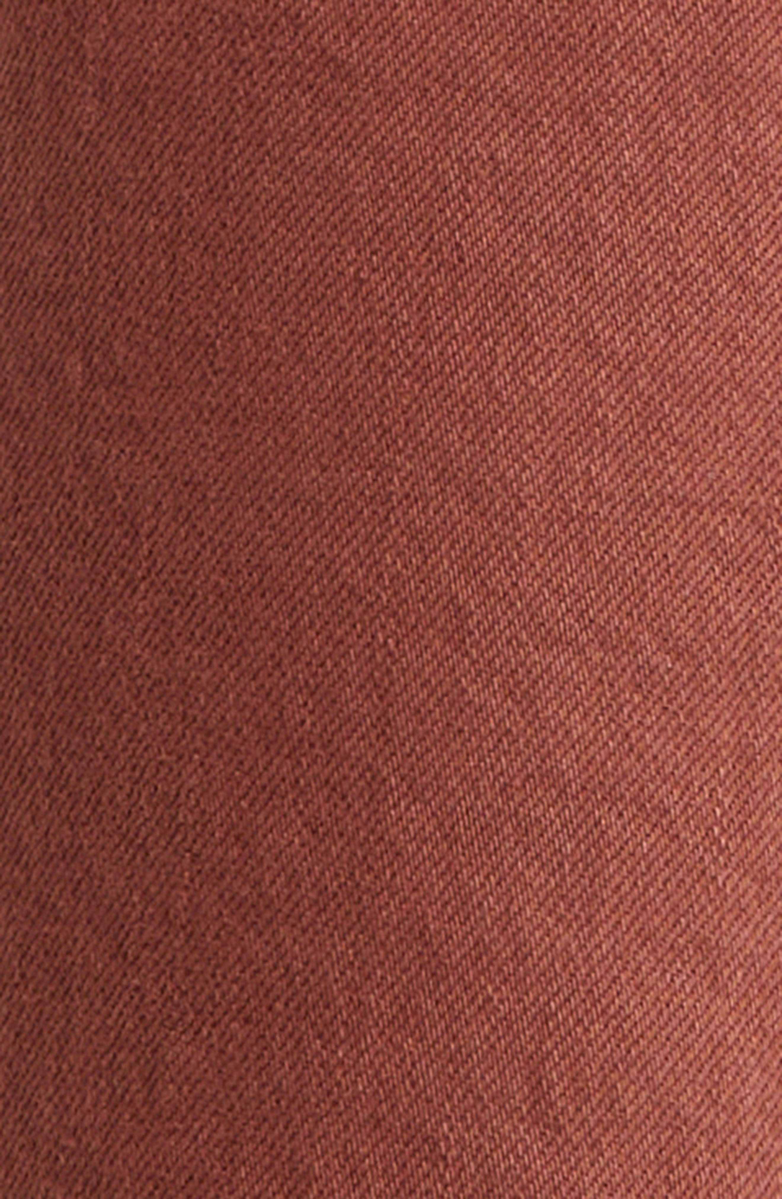 ZEGNA City Fit Nonstretch Denim Jeans in Dark Red Solid at Nordstrom - 5