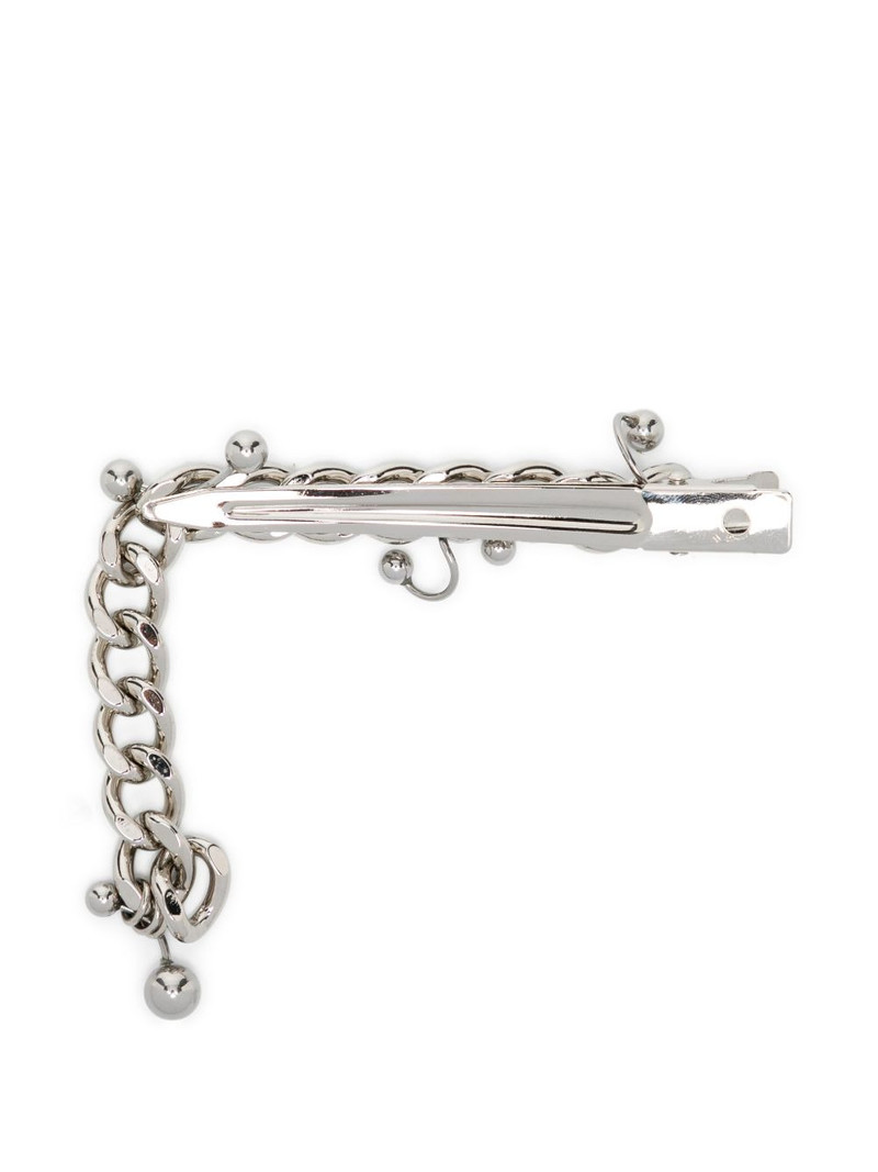 Yohji Yamamoto chain ball hair clip outlook
