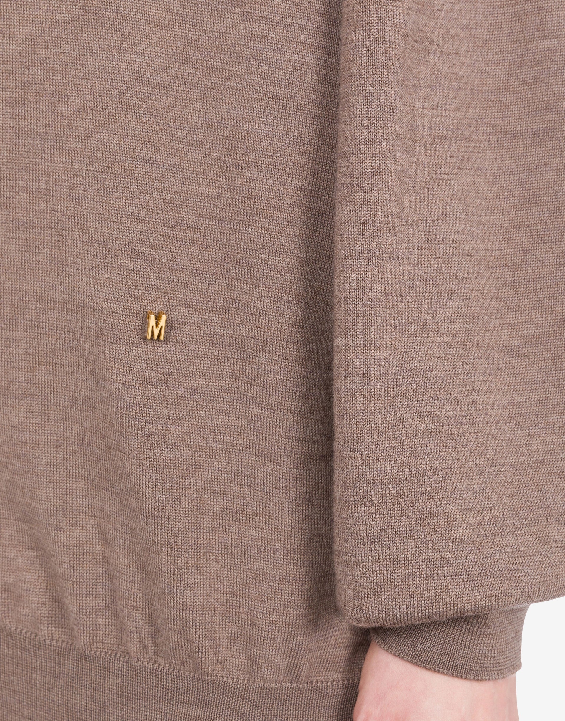TURTLENECK SWEATER IN WOOL GOLDEN M - 4