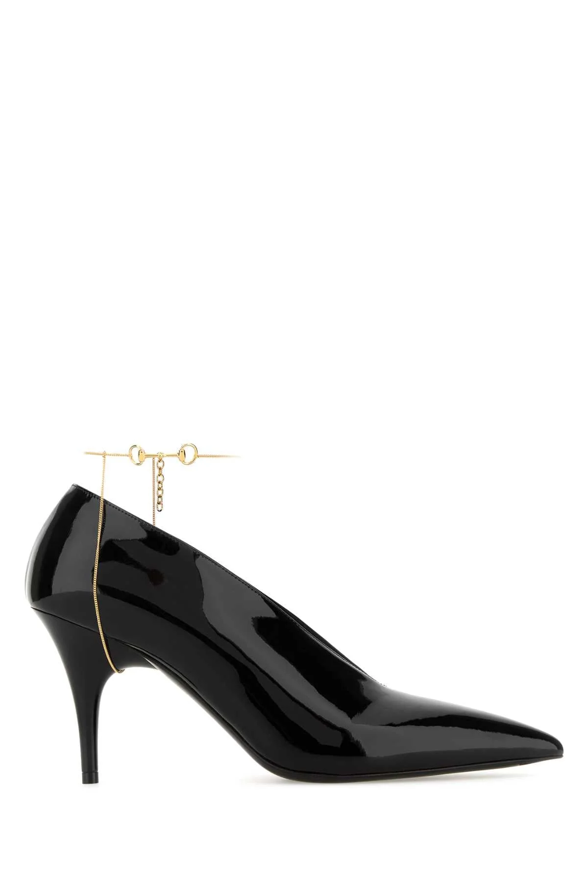 Gucci Women Black Leather Gucci 97 Pumps - 1