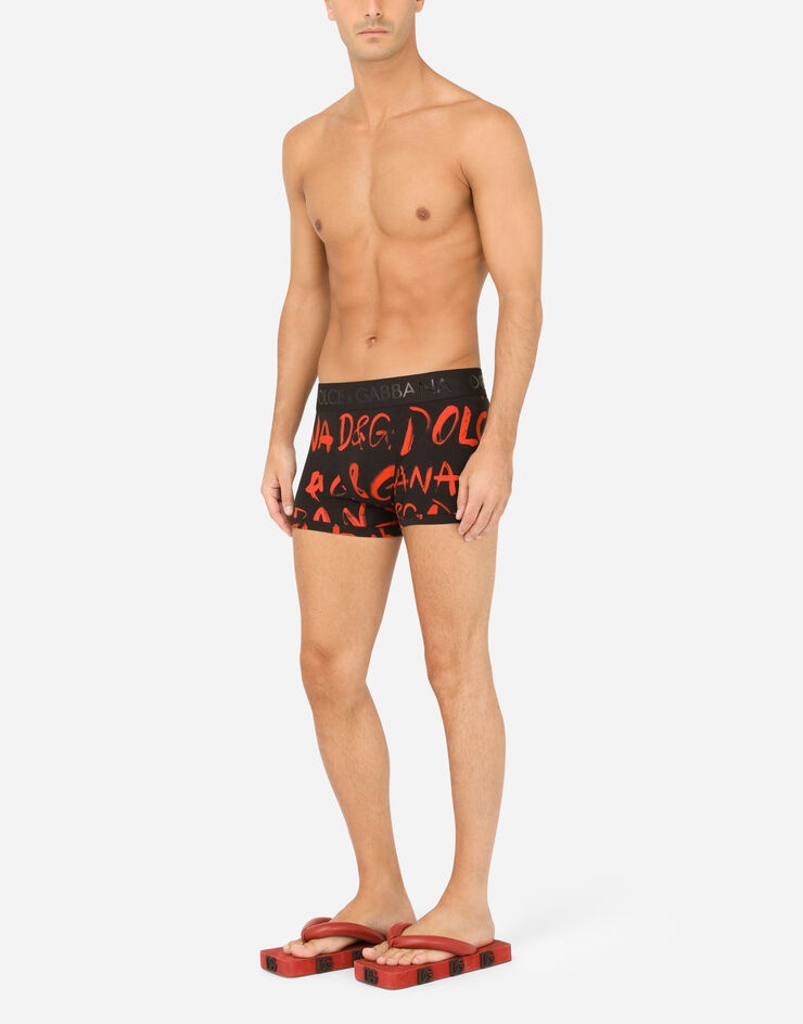 Leopard-print two-way stretch jersey boxers - 2