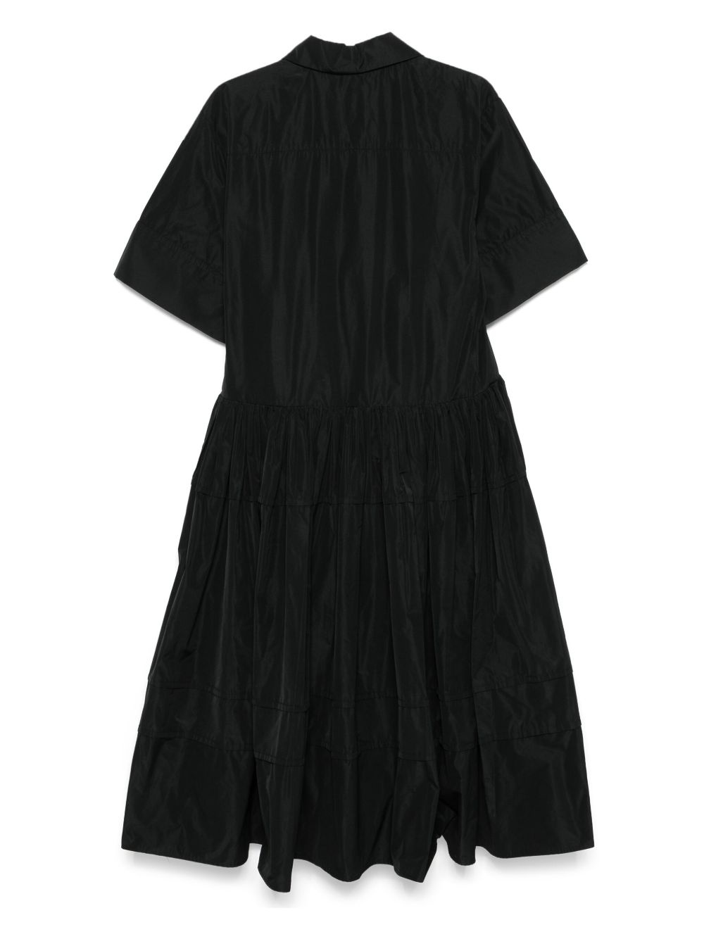 pintuck-detailed midi dress - 2