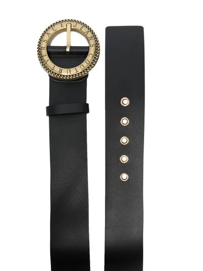 VERSACE JEANS COUTURE embossed logo-buckle fastening belt outlook