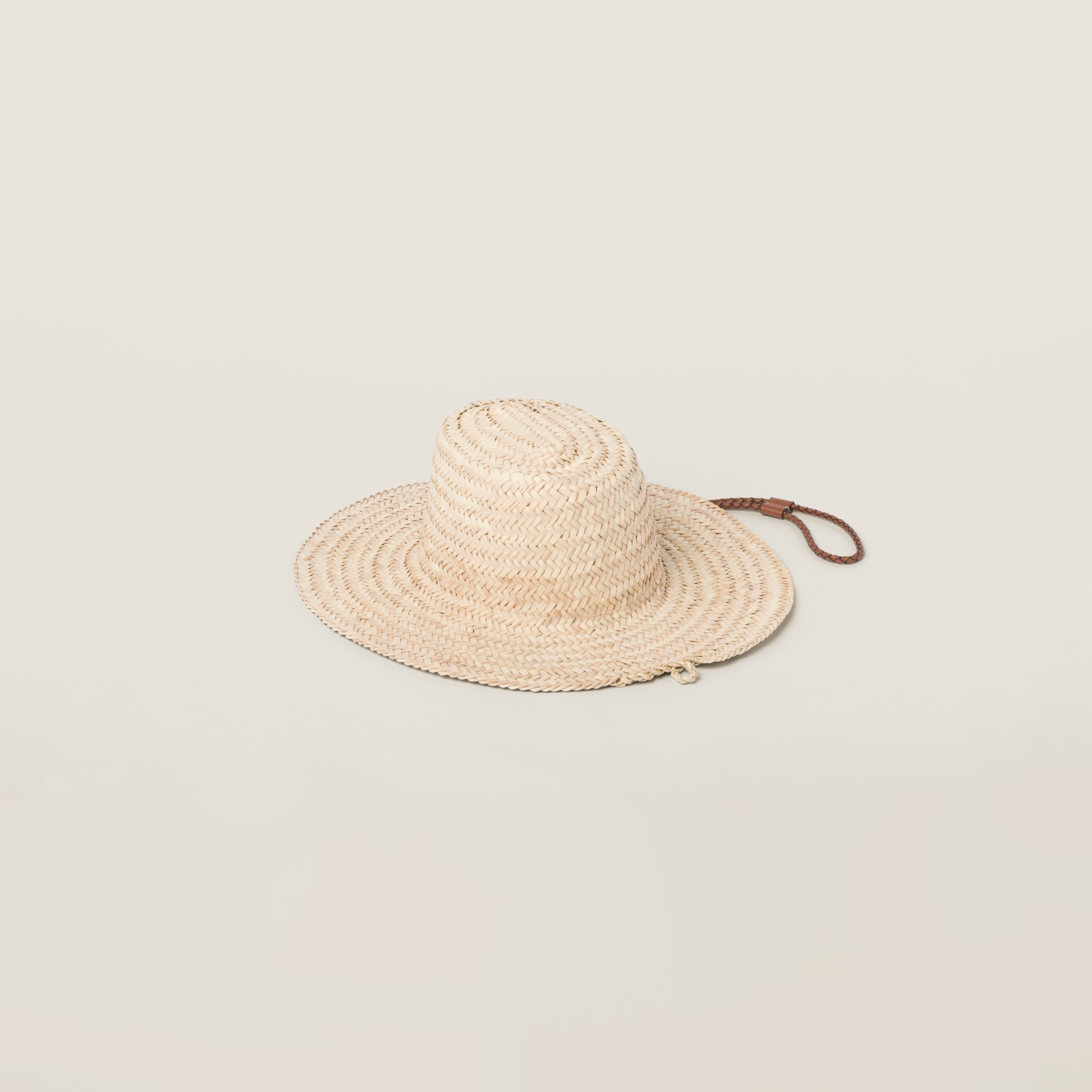 BEIGE MIU MIU PALMETTO HAT ストローハット MIU MIU Palmetto Hat Beige Cognac | eBay