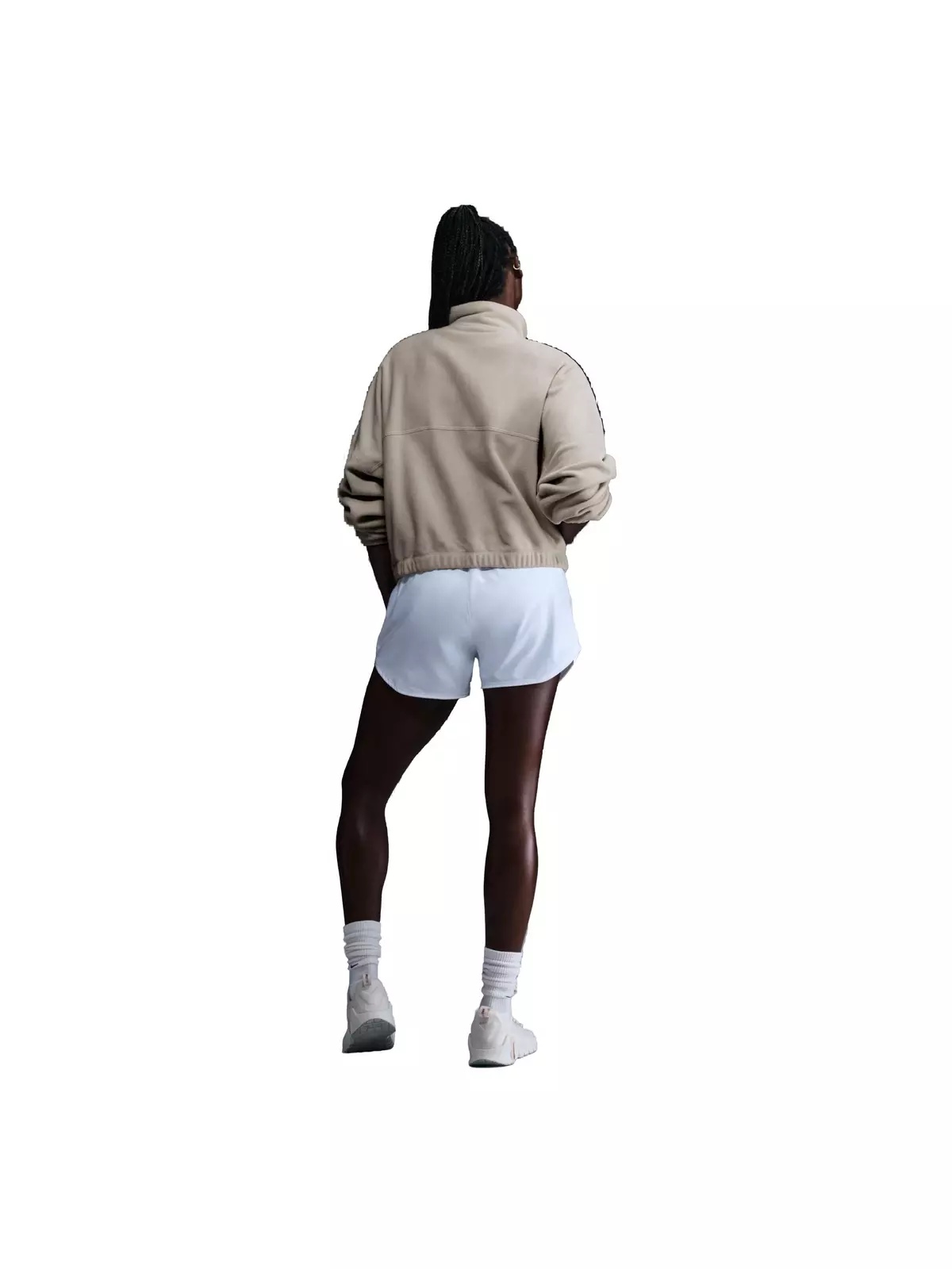 Women's One Therma-FIT Oversized 1/2-Zip Fleece Top - Brown - 5