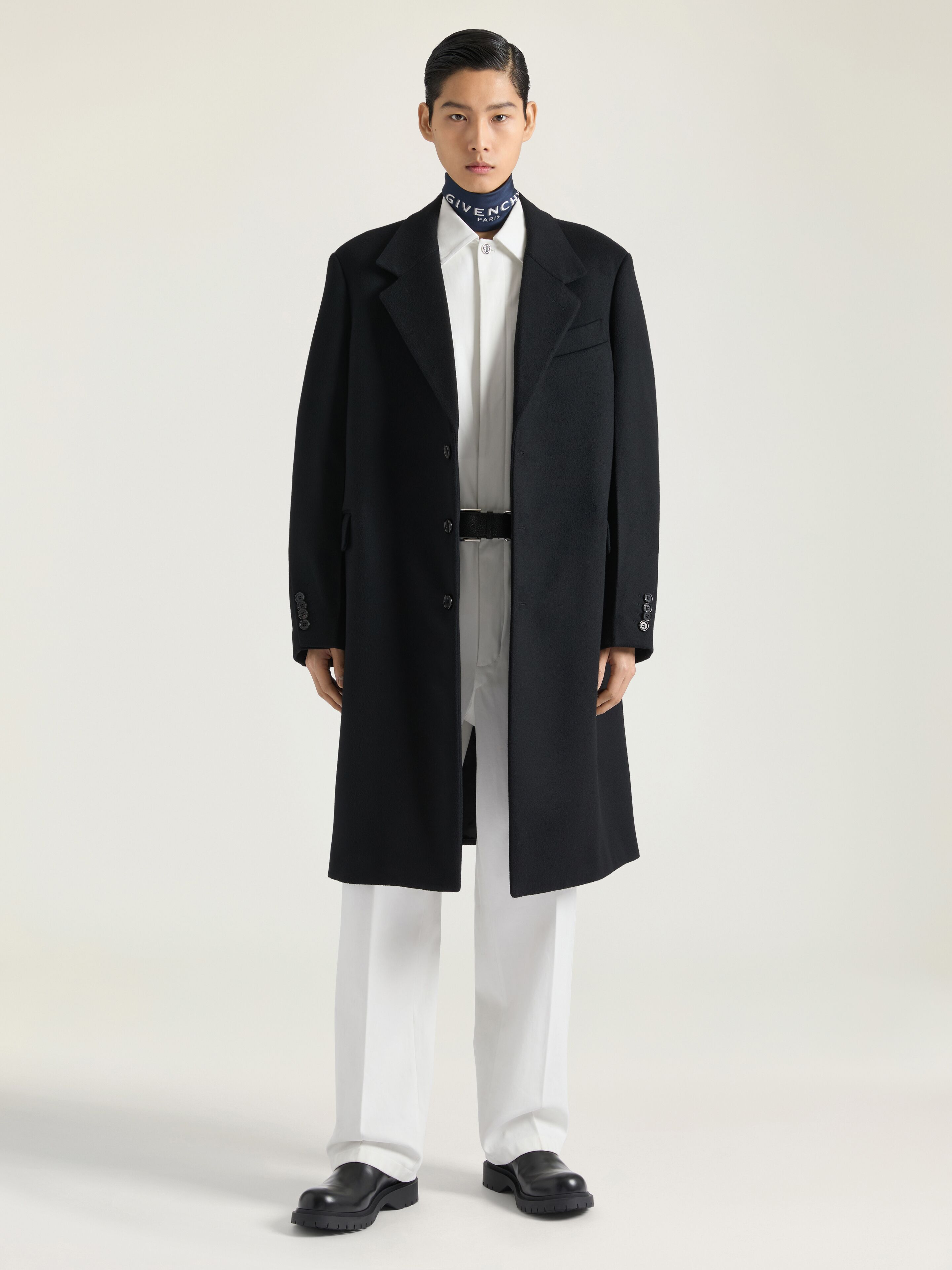 COAT IN WOOL AND CASHMERE - 2