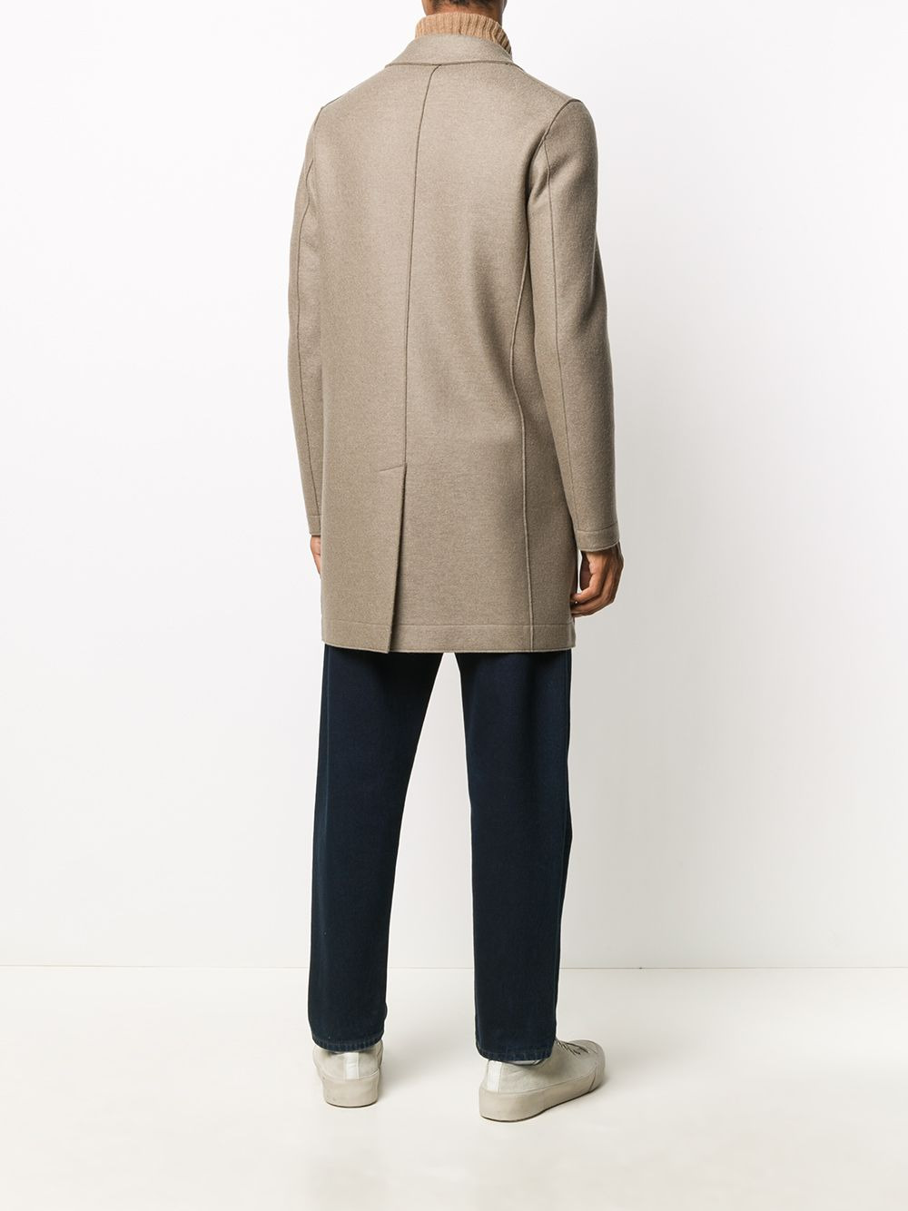 straight fit coat - 4