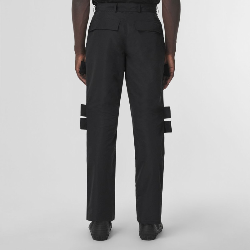 Panel Detail Technical Cotton Cargo Trousers 4