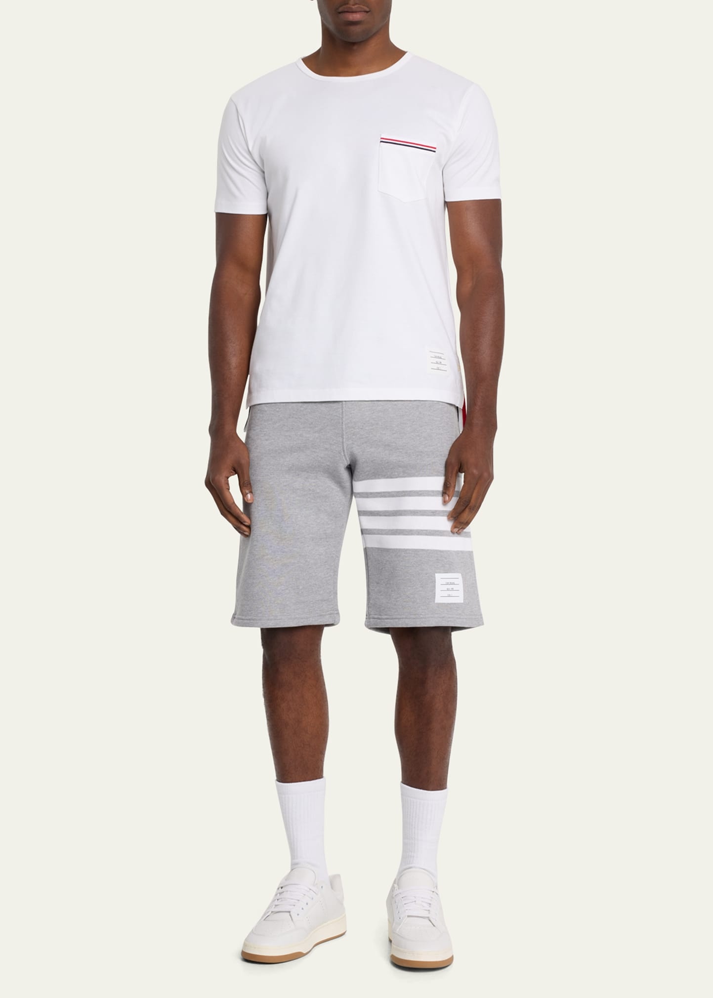 Men's 4-Bar Basic Terry Sweat Shorts - 2