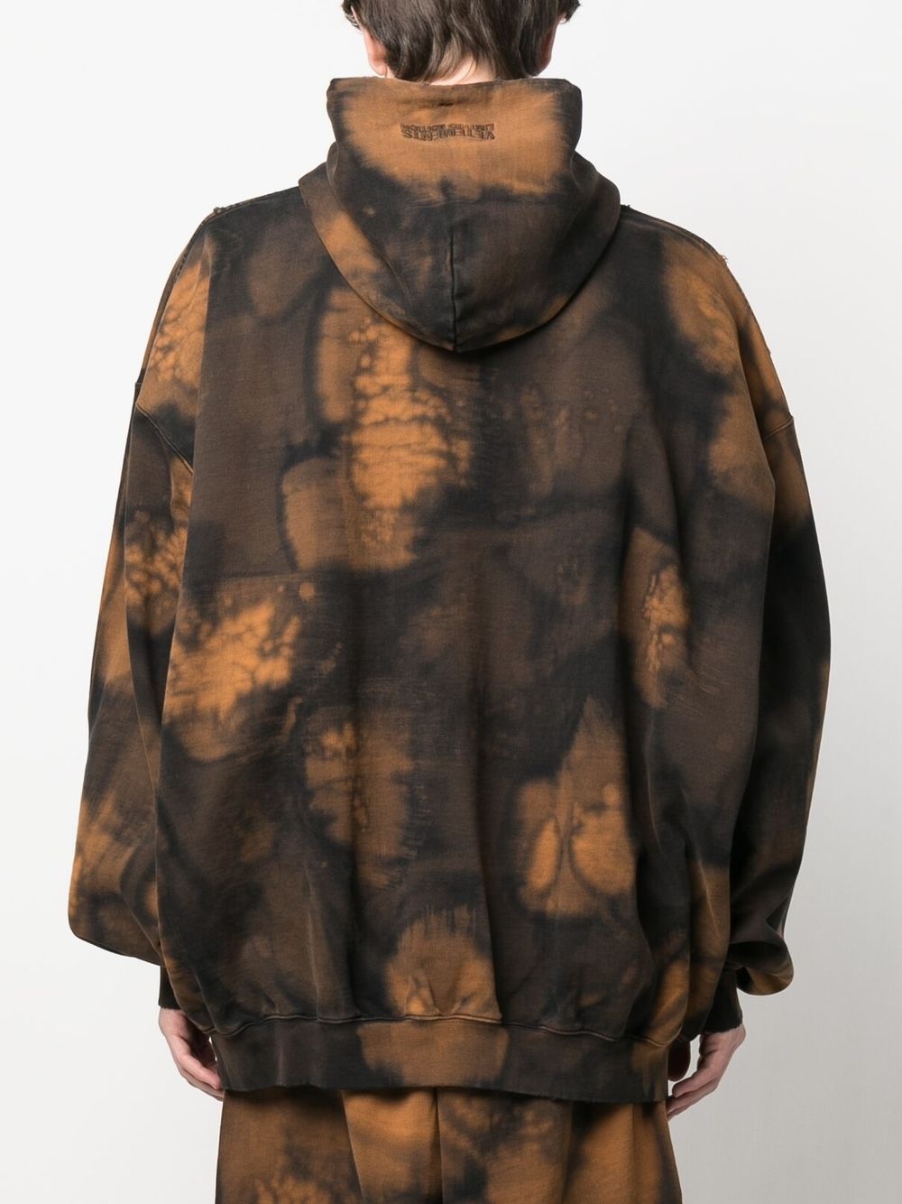 overbleached cotton hoodie - 4