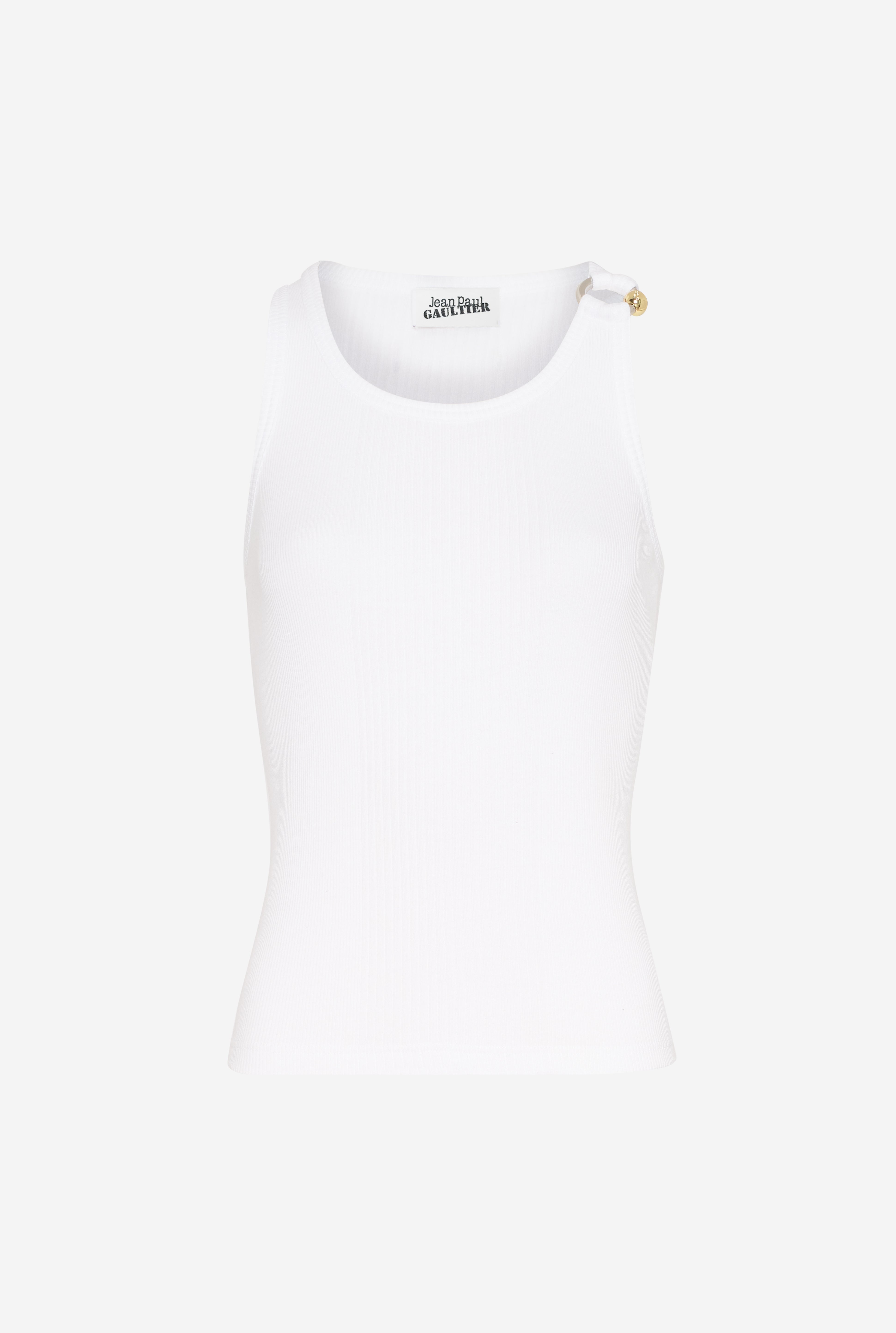THE WHITE PIERCING TANK TOP - 8
