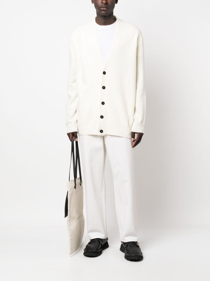 Jil Sander button-up wool cardigan outlook