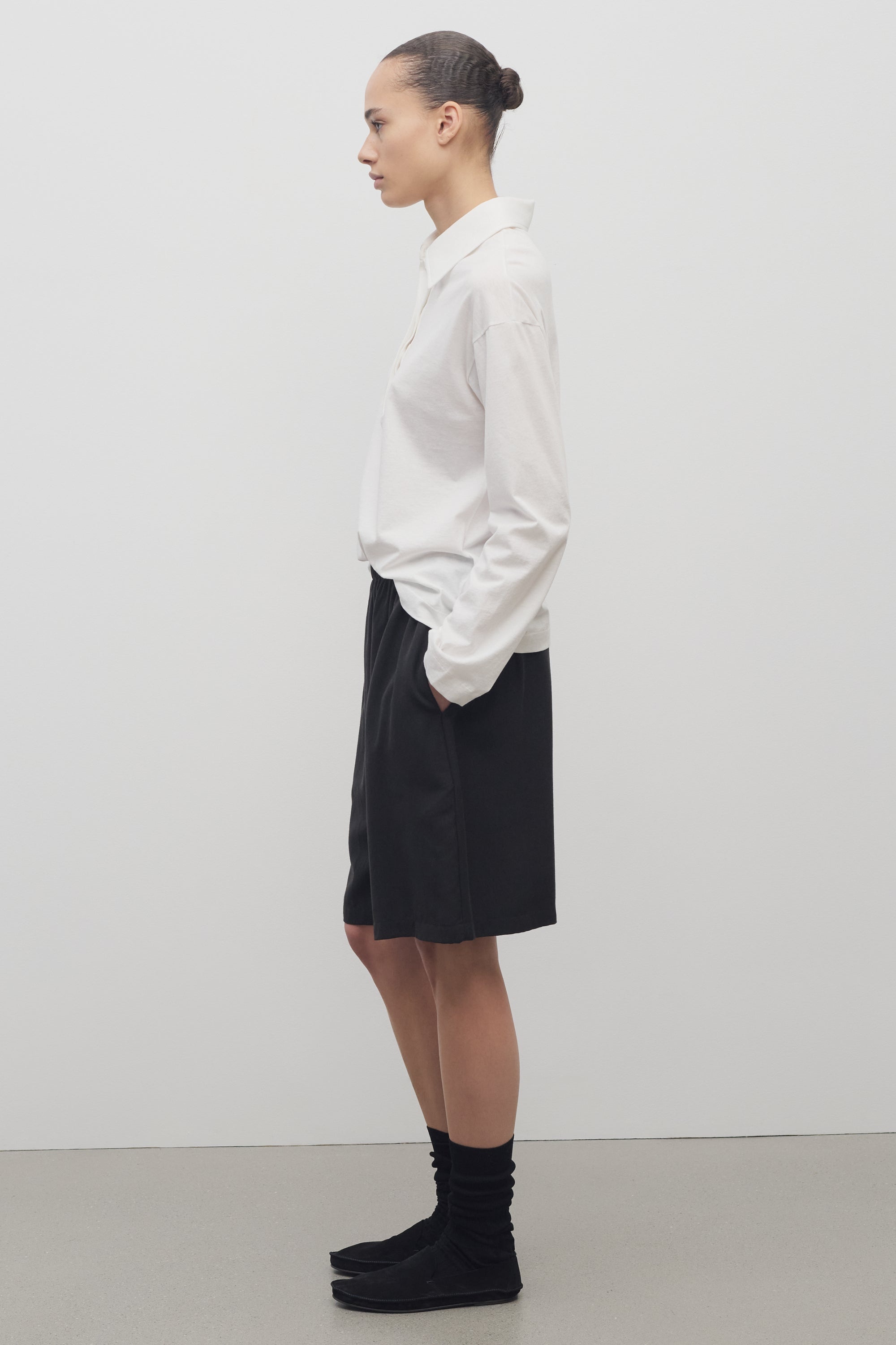 Zinnia Short in Cotton and Silk - 4