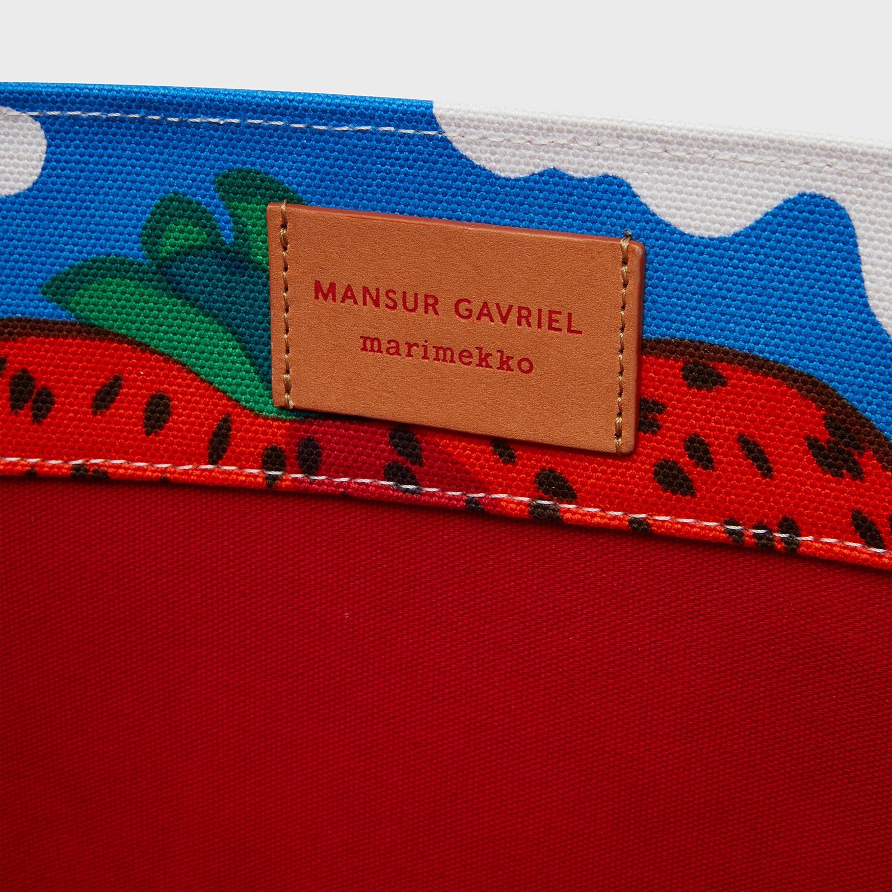 Mg X Marimekko Large Tote - Strawberry Mountain by Mansur Gavriel