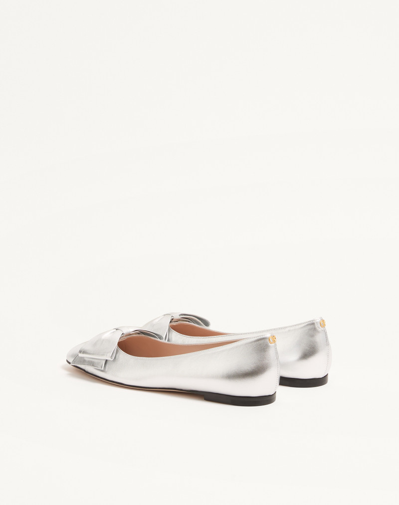 Valentino BOWOW BALLERINA IN LAMINATED NAPPA outlook