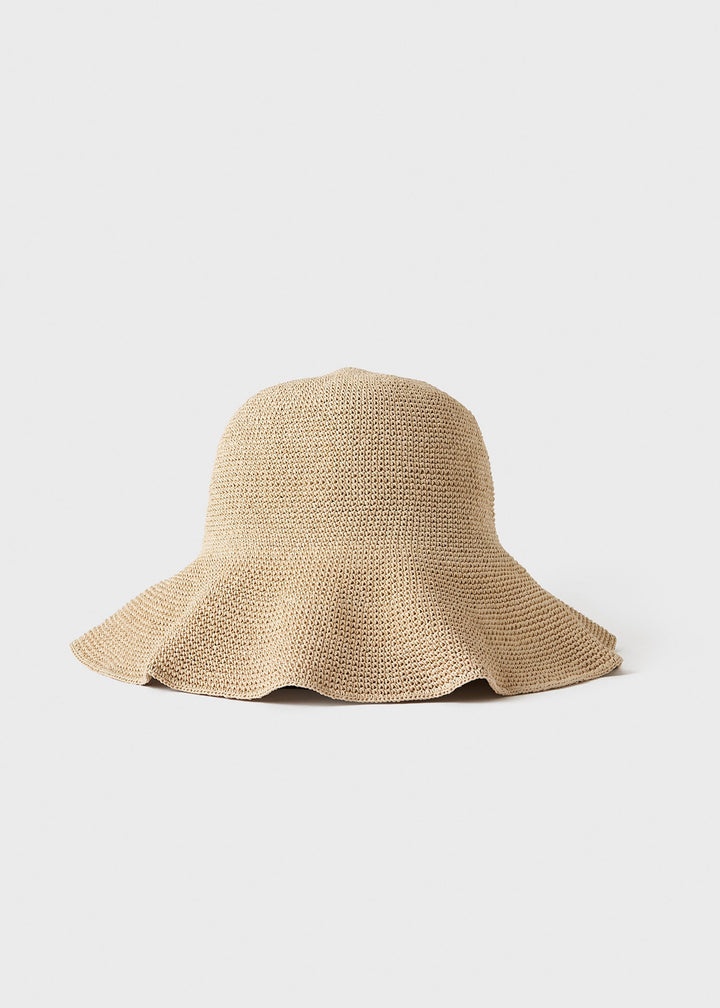 Paper straw hat cashew - 1