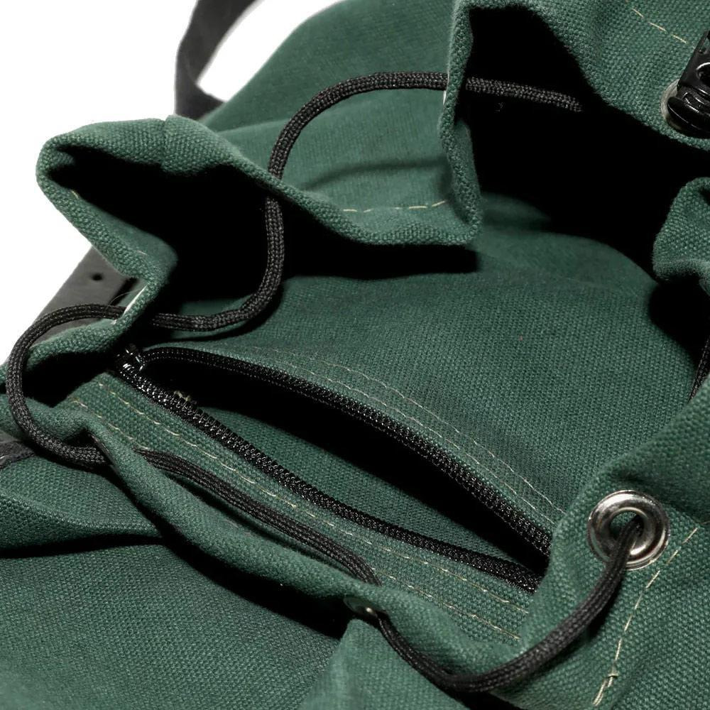 18oz Canvas Day Pack 'Hunter Green' - 4