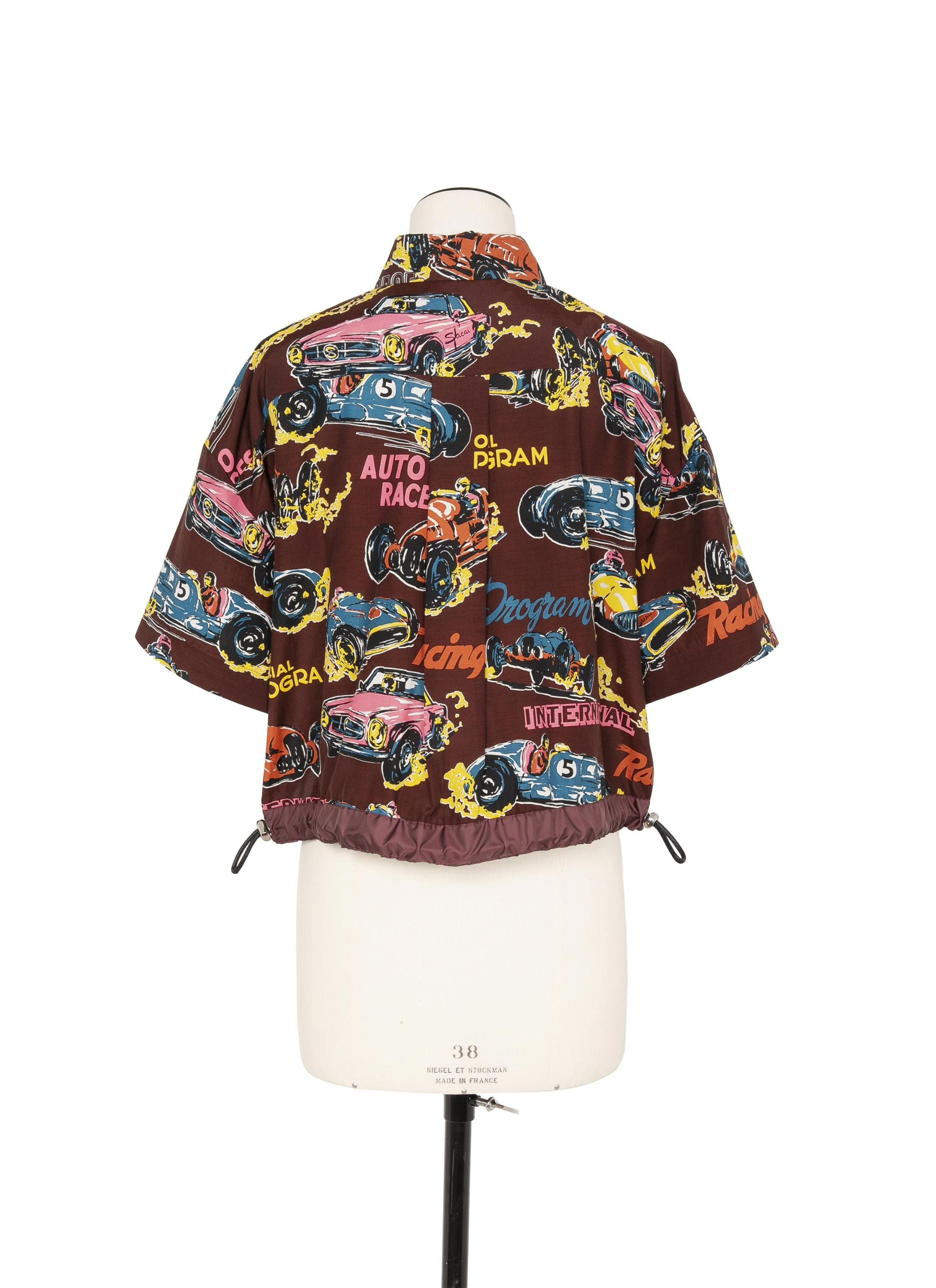 Car Race / Tropical Print Shirt - 3