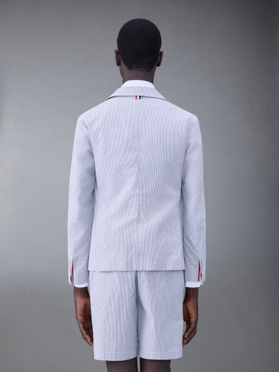Thom Browne Unconstructed dobby weave blazer outlook
