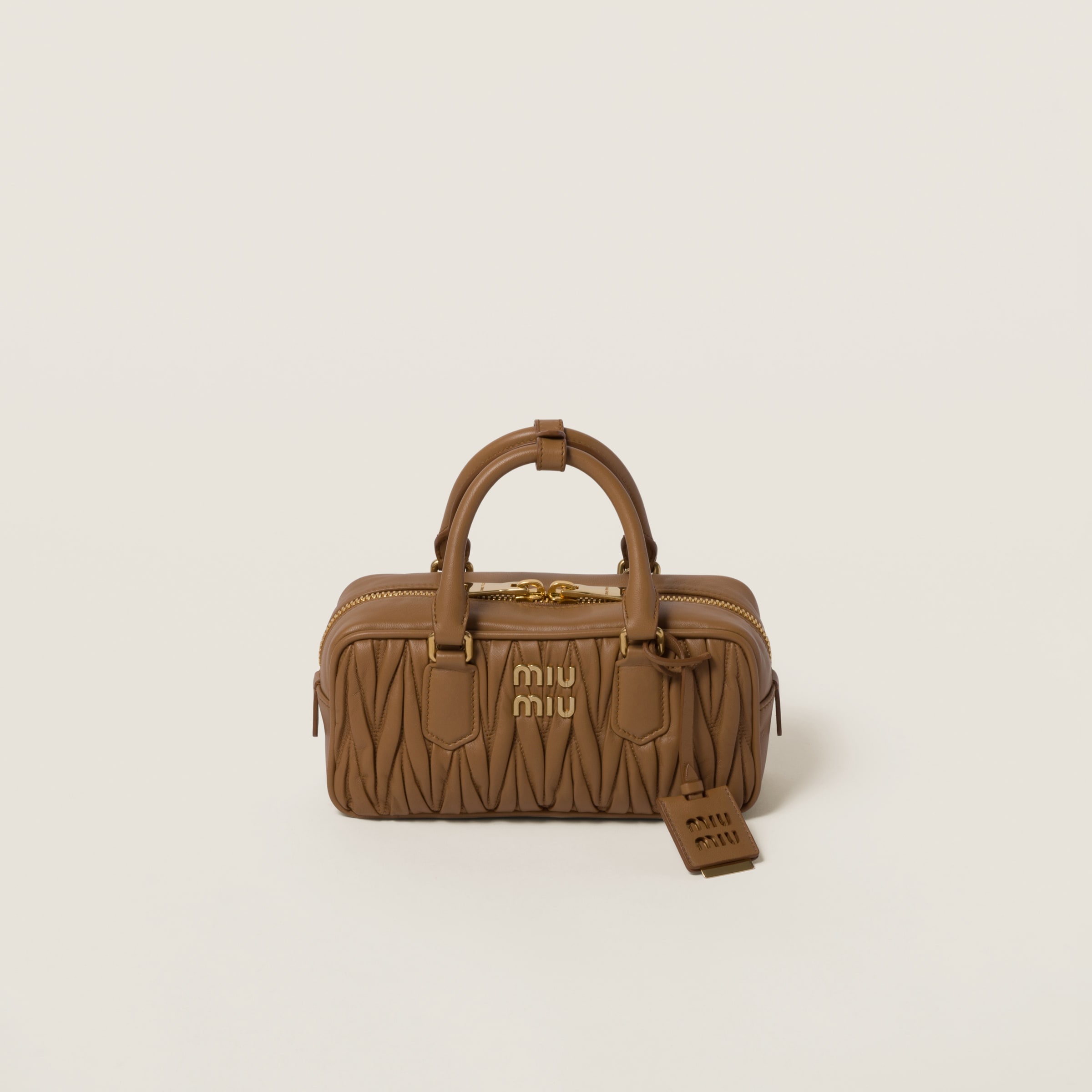 Miu Miu Arcadie matelassé nappa leather bag | REVERSIBLE