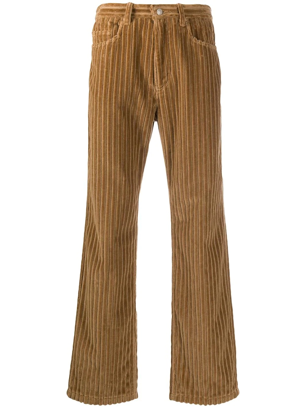 straight-fit corduroy trousers - 1