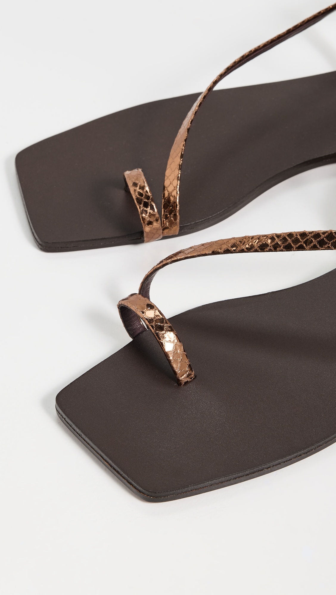 Copper/Dark Chocolate Flamenco Echoes Sandals - 5