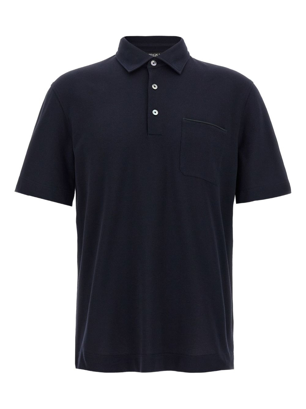 piqué-weave polo shirt - 1