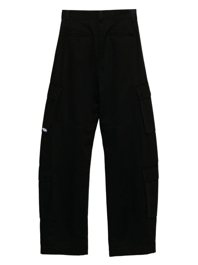 MSGM logo-patch trousers outlook